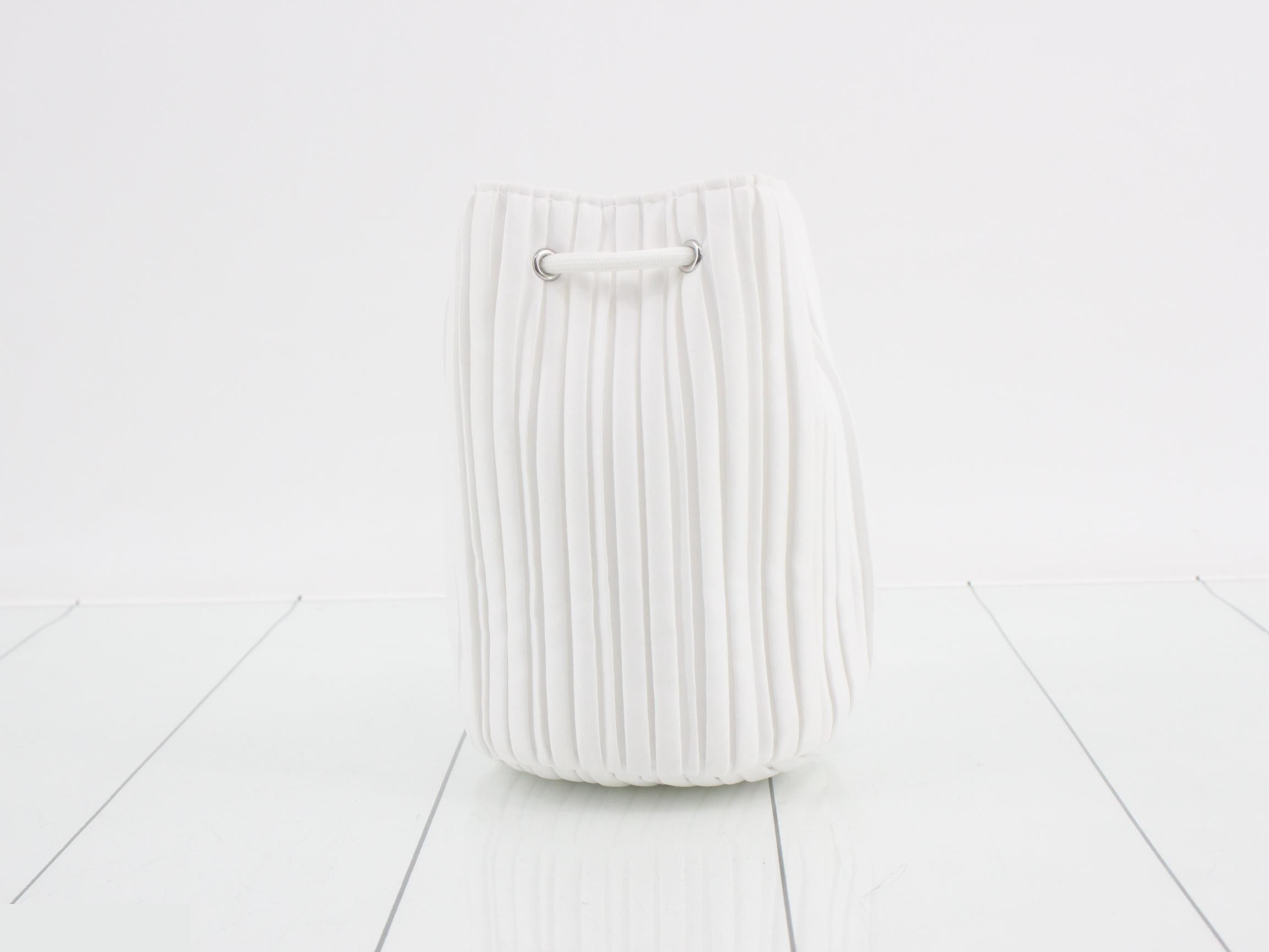 Drawstring bag, white — view 2