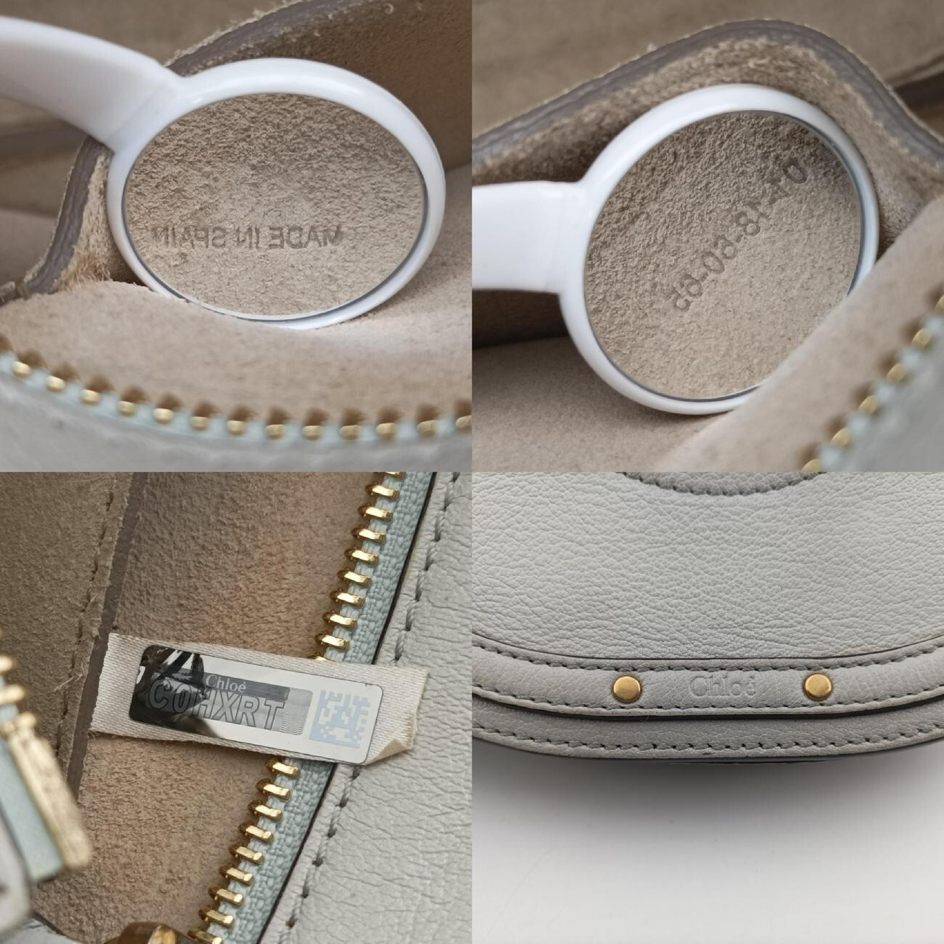 Pixie Greige Suede x Leather Shoulder Bag — view 8