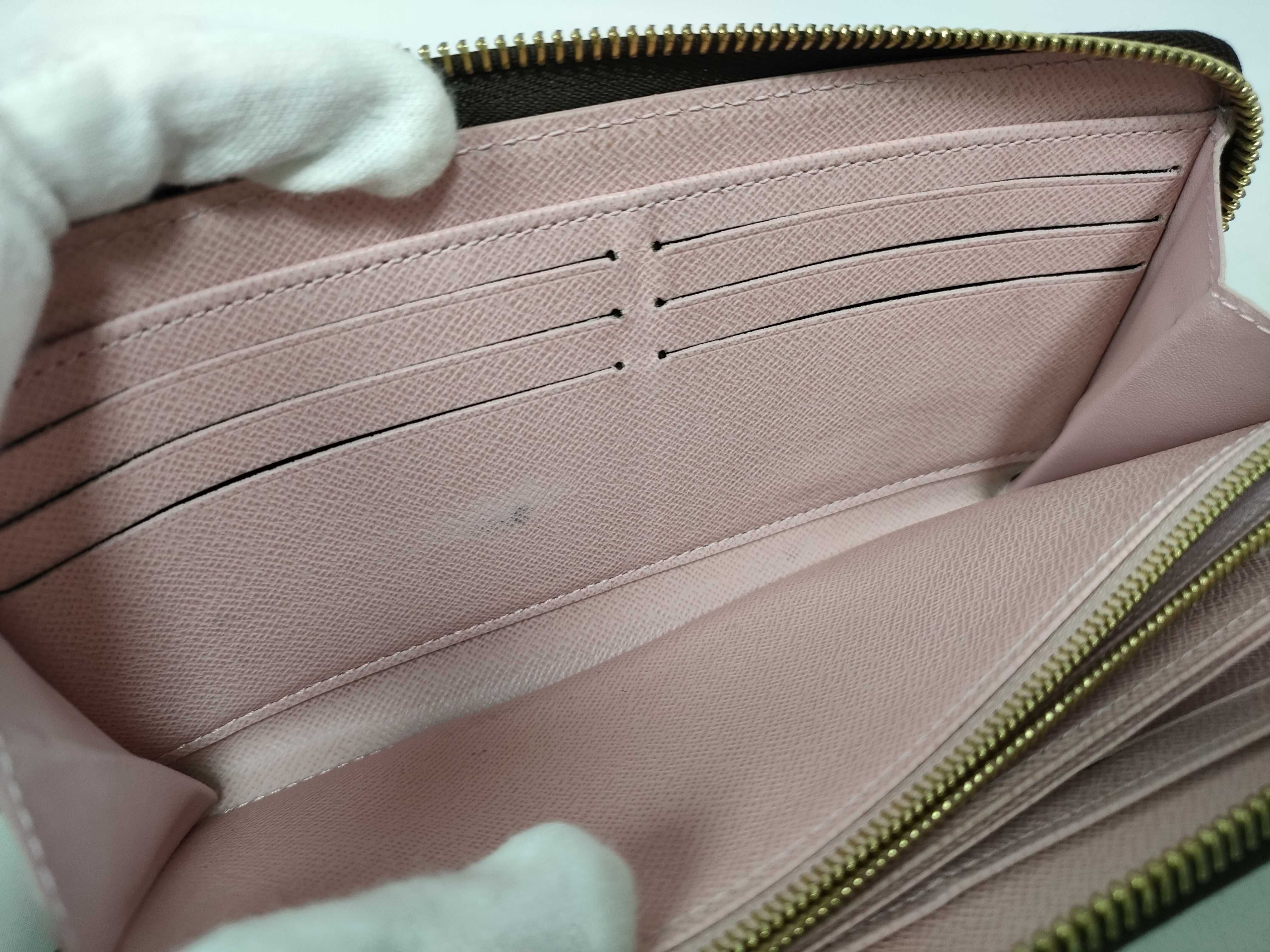 Monogram Vuitton Zippy Wallet Rose Ballerino — view 11