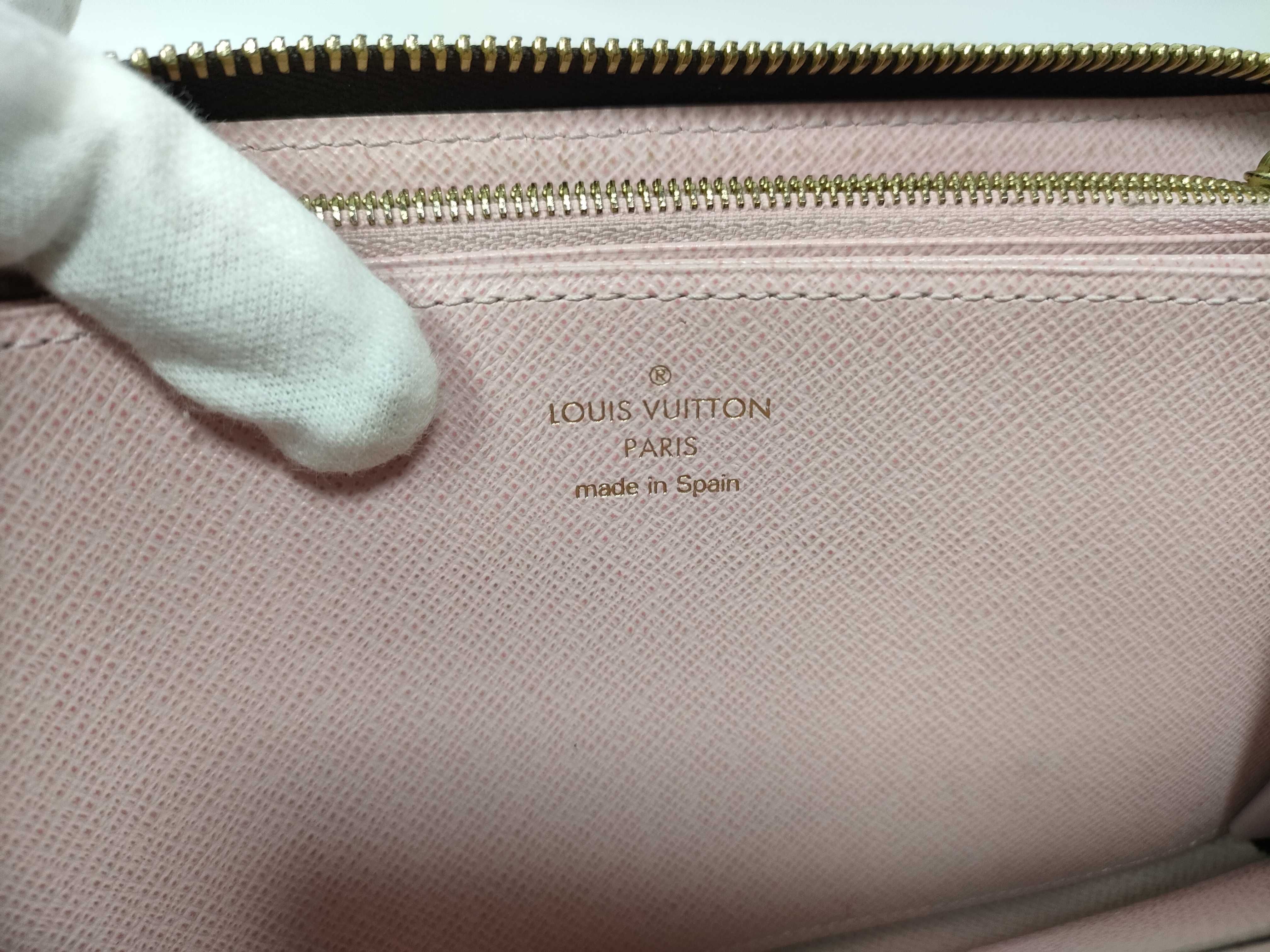 Monogram Vuitton Zippy Wallet Rose Ballerino — view 12