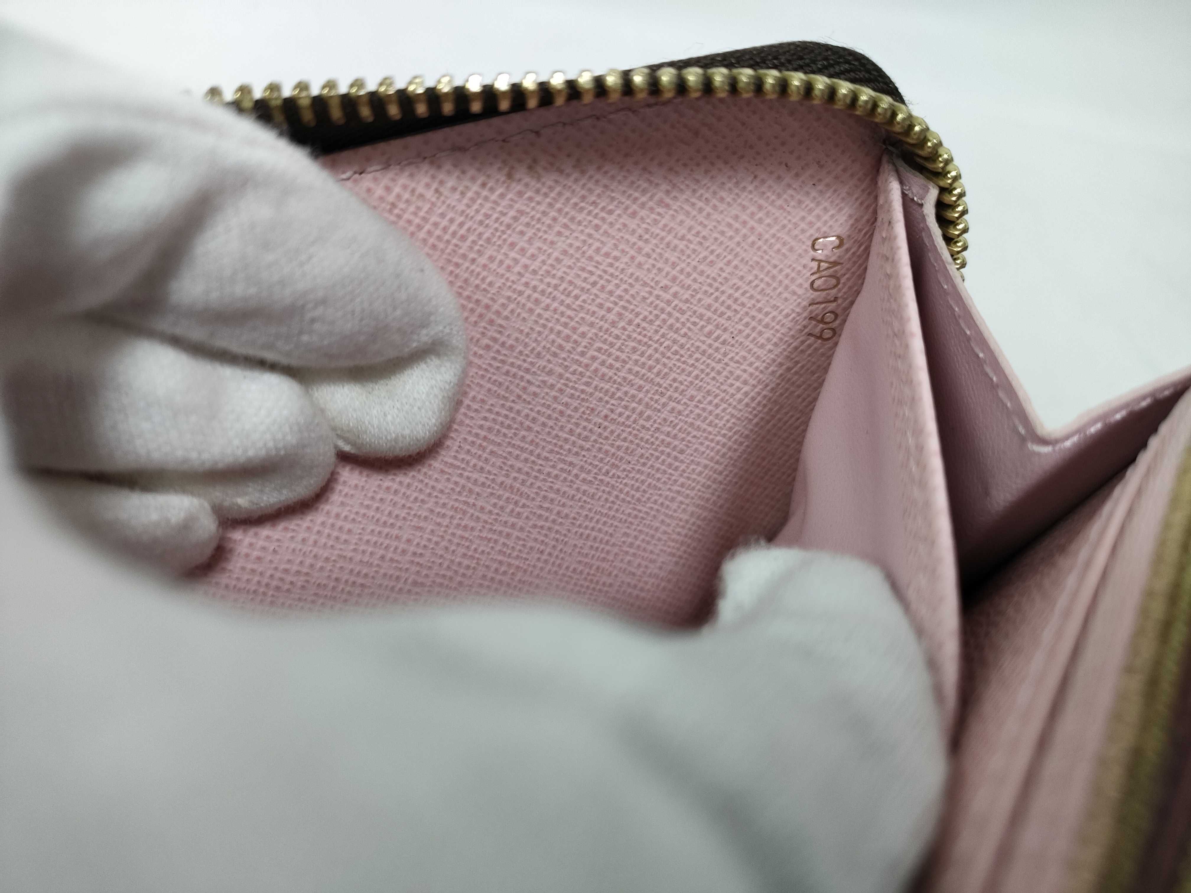 Monogram Vuitton Zippy Wallet Rose Ballerino — view 14