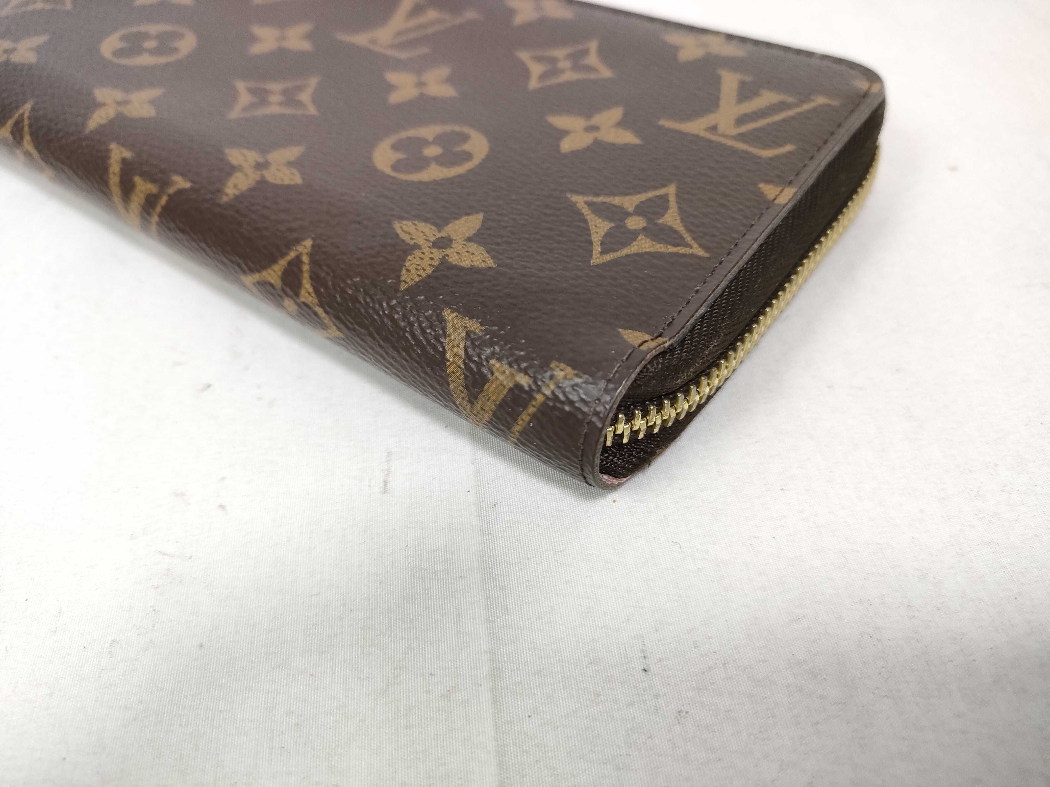 Monogram Vuitton Zippy Wallet Rose Ballerino — view 3