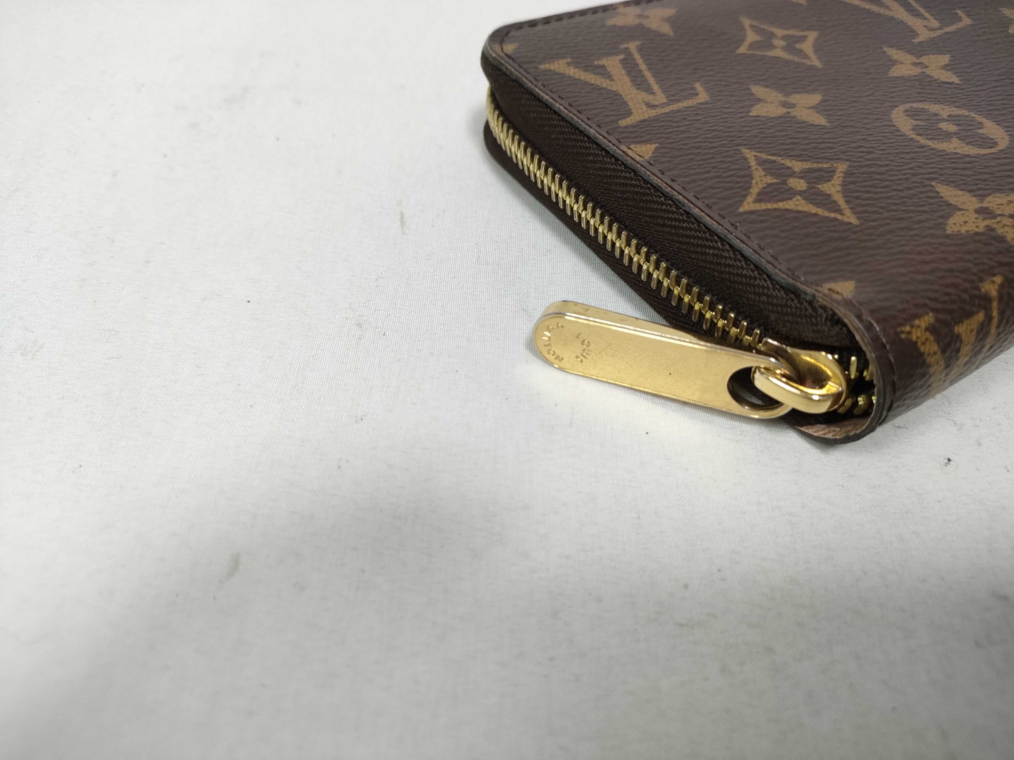 Monogram Vuitton Zippy Wallet Rose Ballerino — view 6