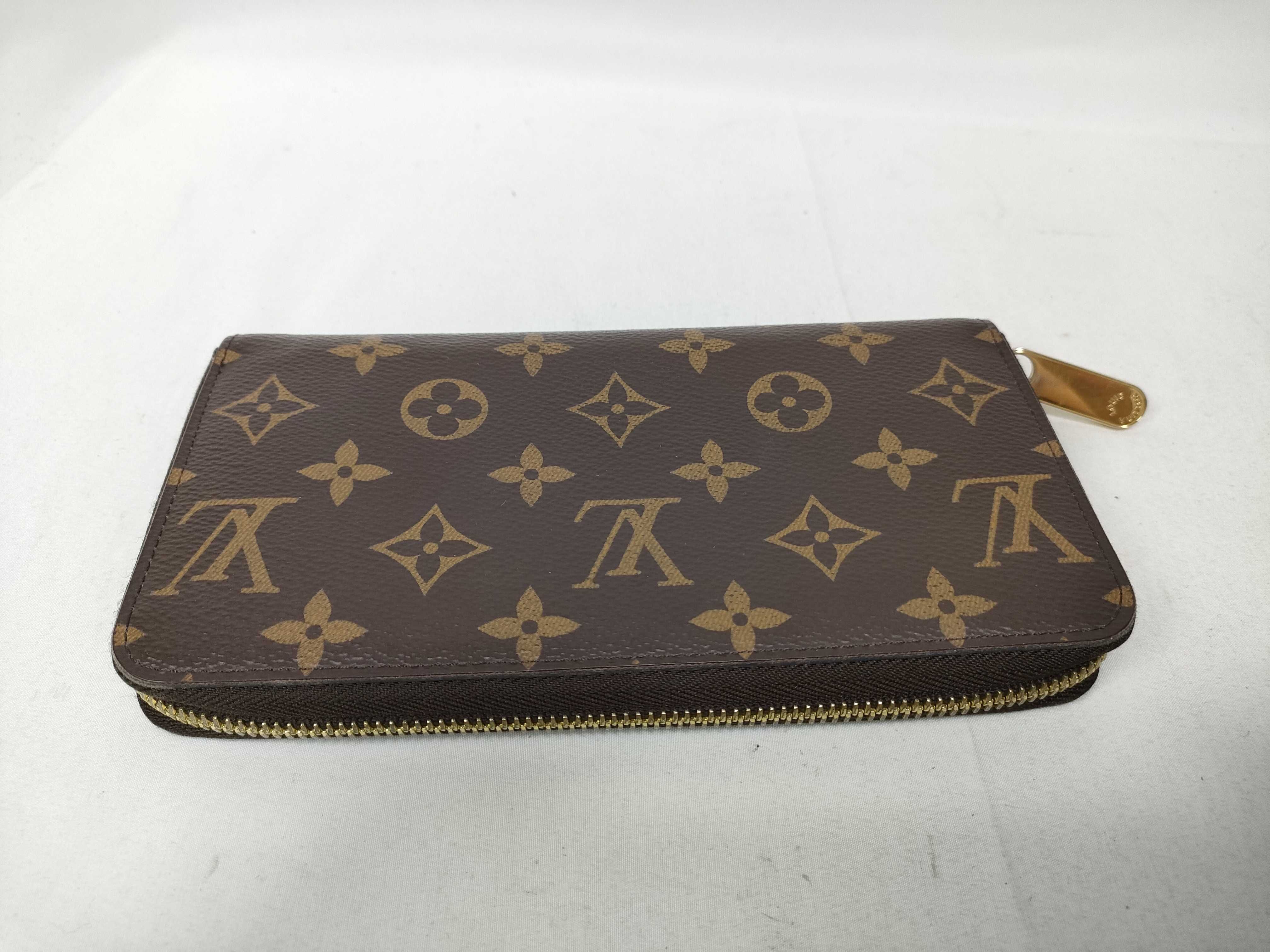 Monogram Vuitton Zippy Wallet Rose Ballerino — view 8