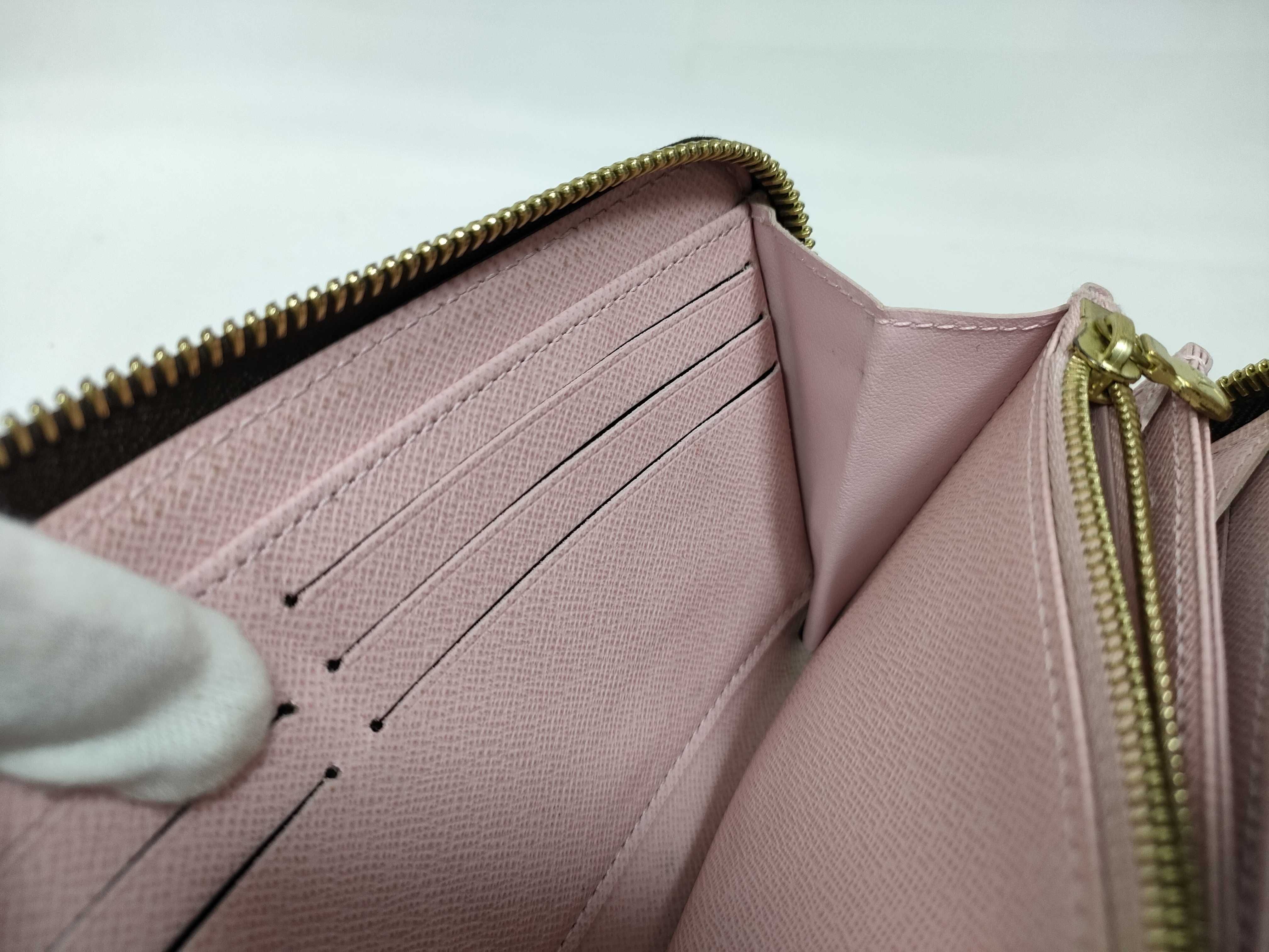 Monogram Vuitton Zippy Wallet Rose Ballerino — view 10