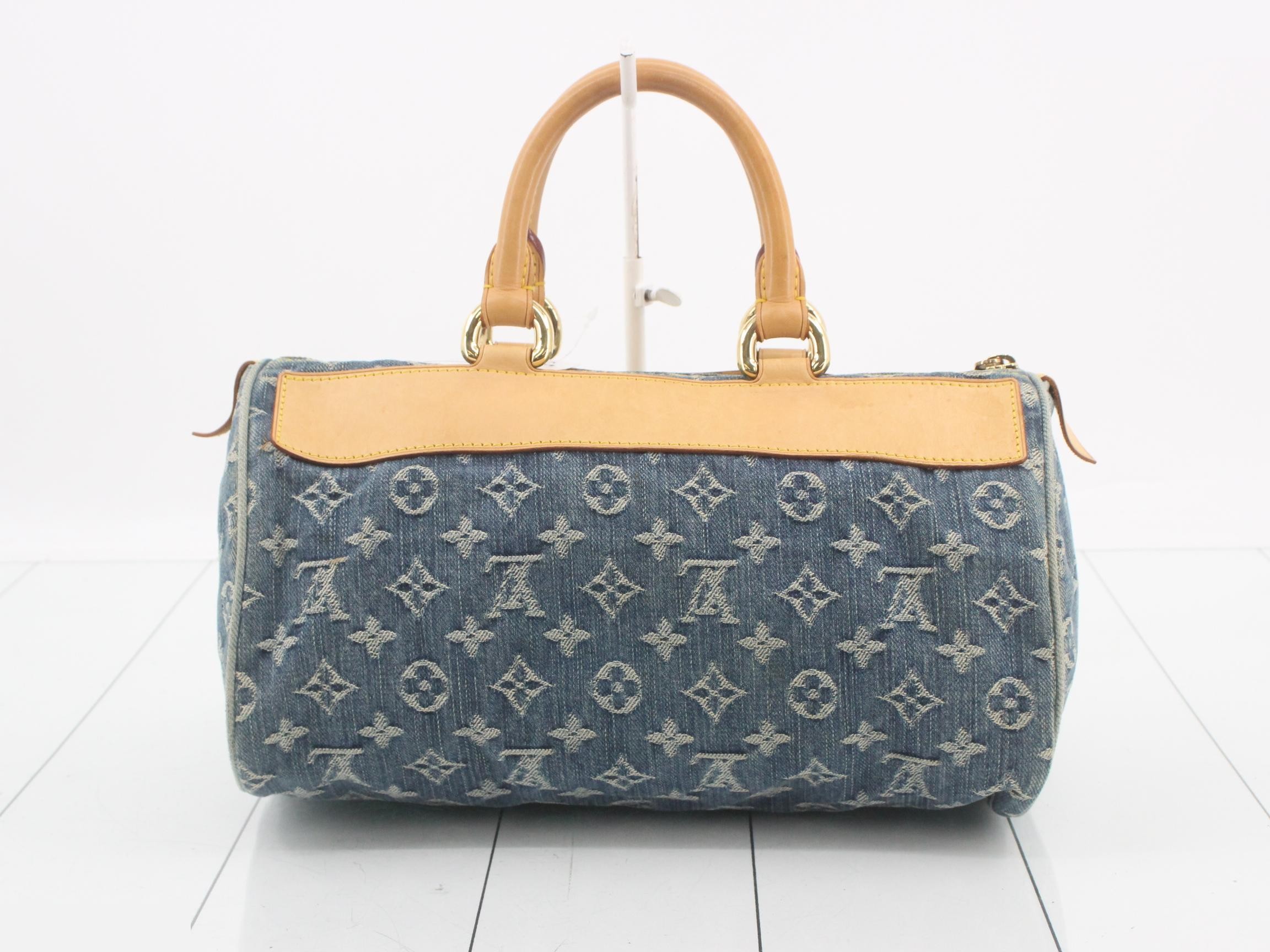 Monogram Denim Neo Speedy Handbag — view 2