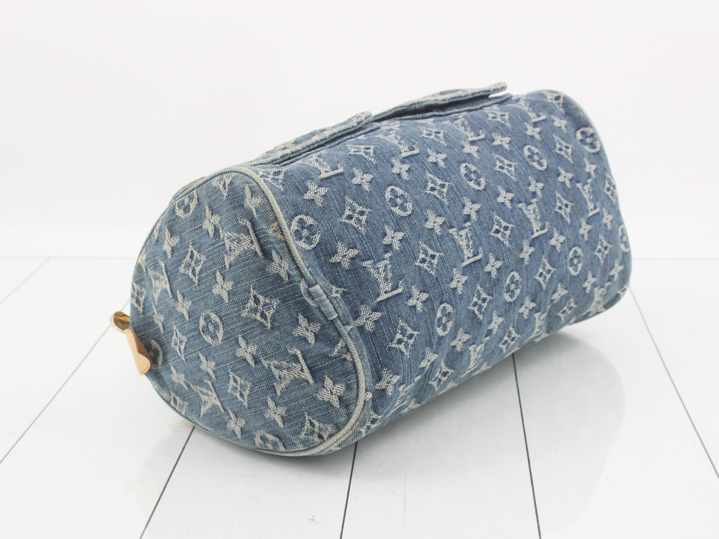 Monogram Denim Neo Speedy Handbag — view 5