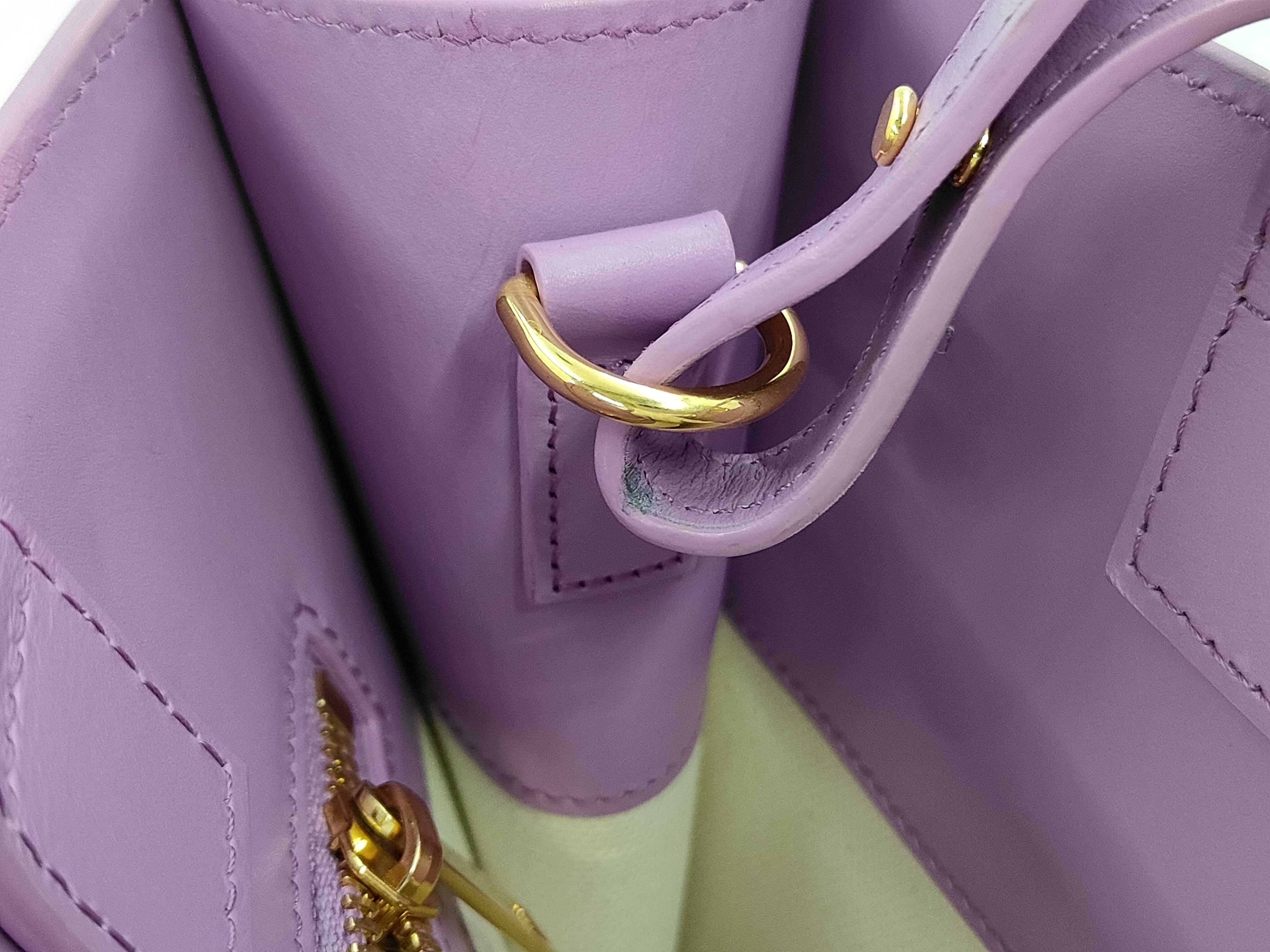 Calfskin Mini Vertical Cabas La Handbag — view 8