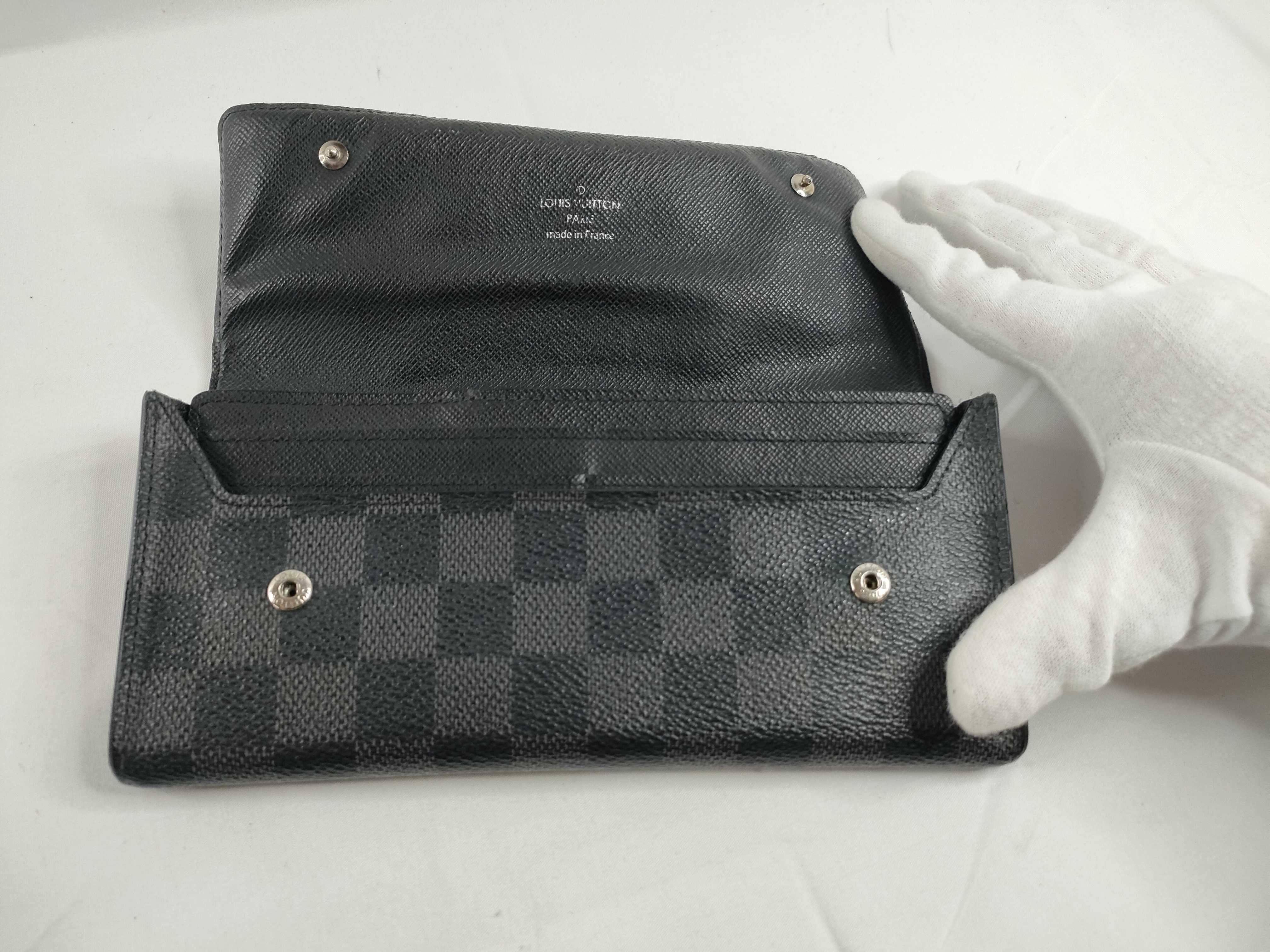Damier Graphite LV N63084 Black Wallet — view 8