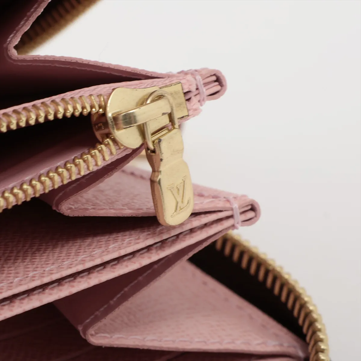 Monogram Zippy Wallet M41894 Rose Ballerine Round Zip Wallet (RFID detected) — view 12