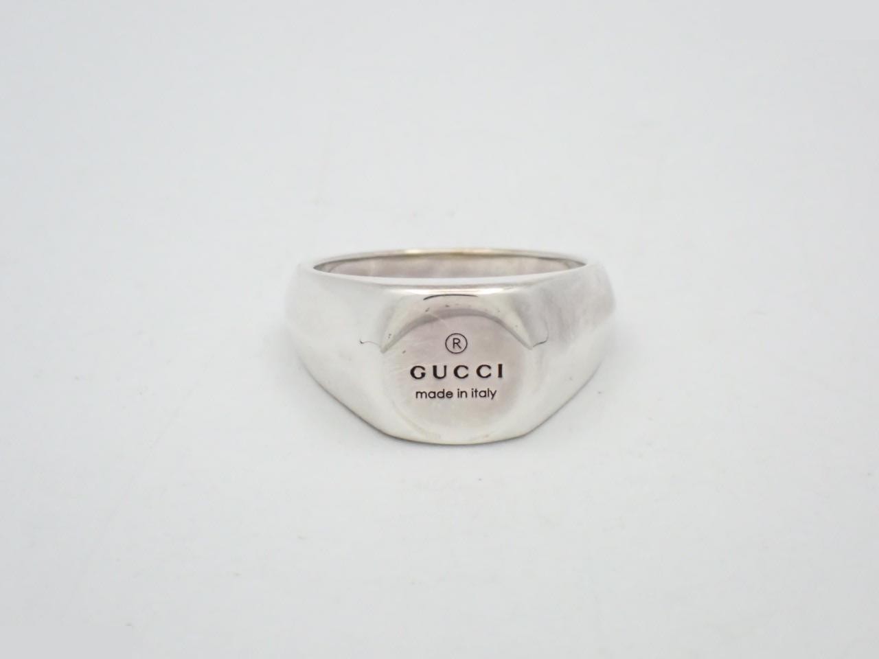 Hexagon Stamp Ring, 925/9.1g, #14