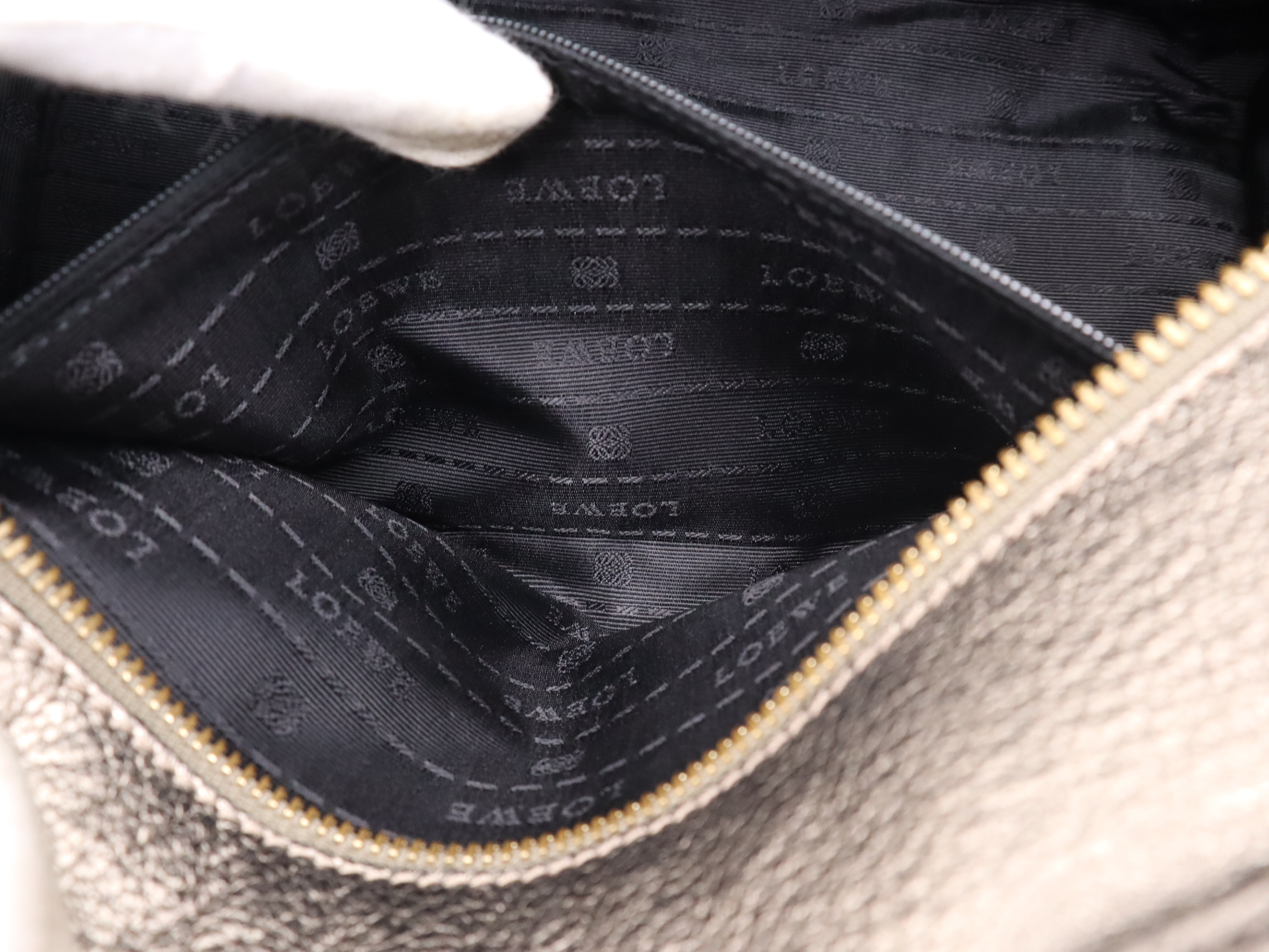 Leather Amazona 28 Handbag with Gold Hardware, Padlock, 2 Keys, and Clochette — view 13