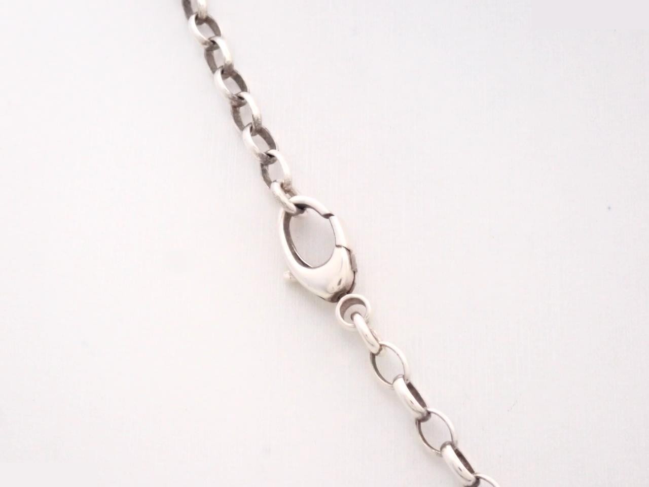 Interlocking Silver Necklace 925/15.0g — view 2