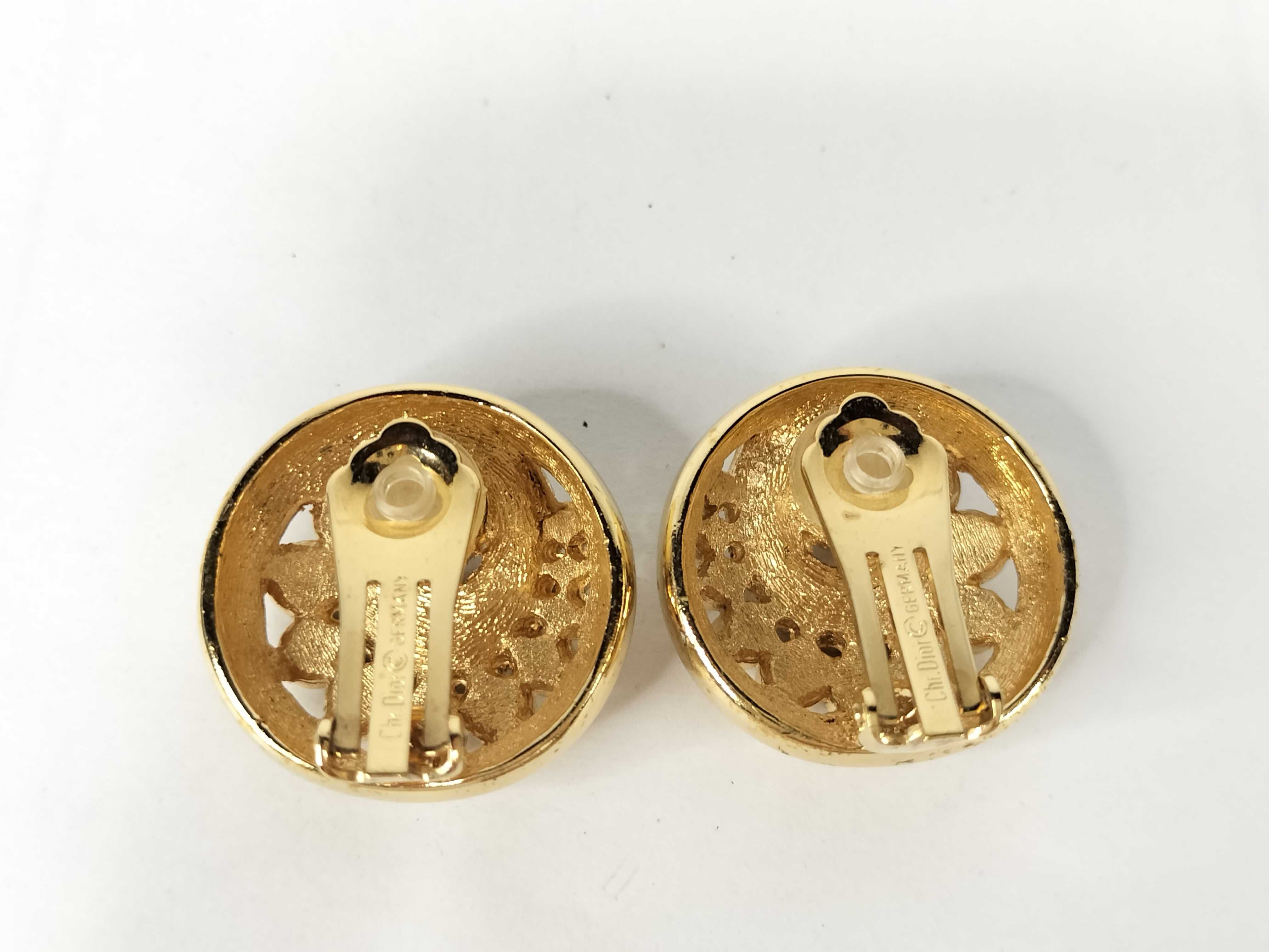 Rhinestone Earrings — view 2