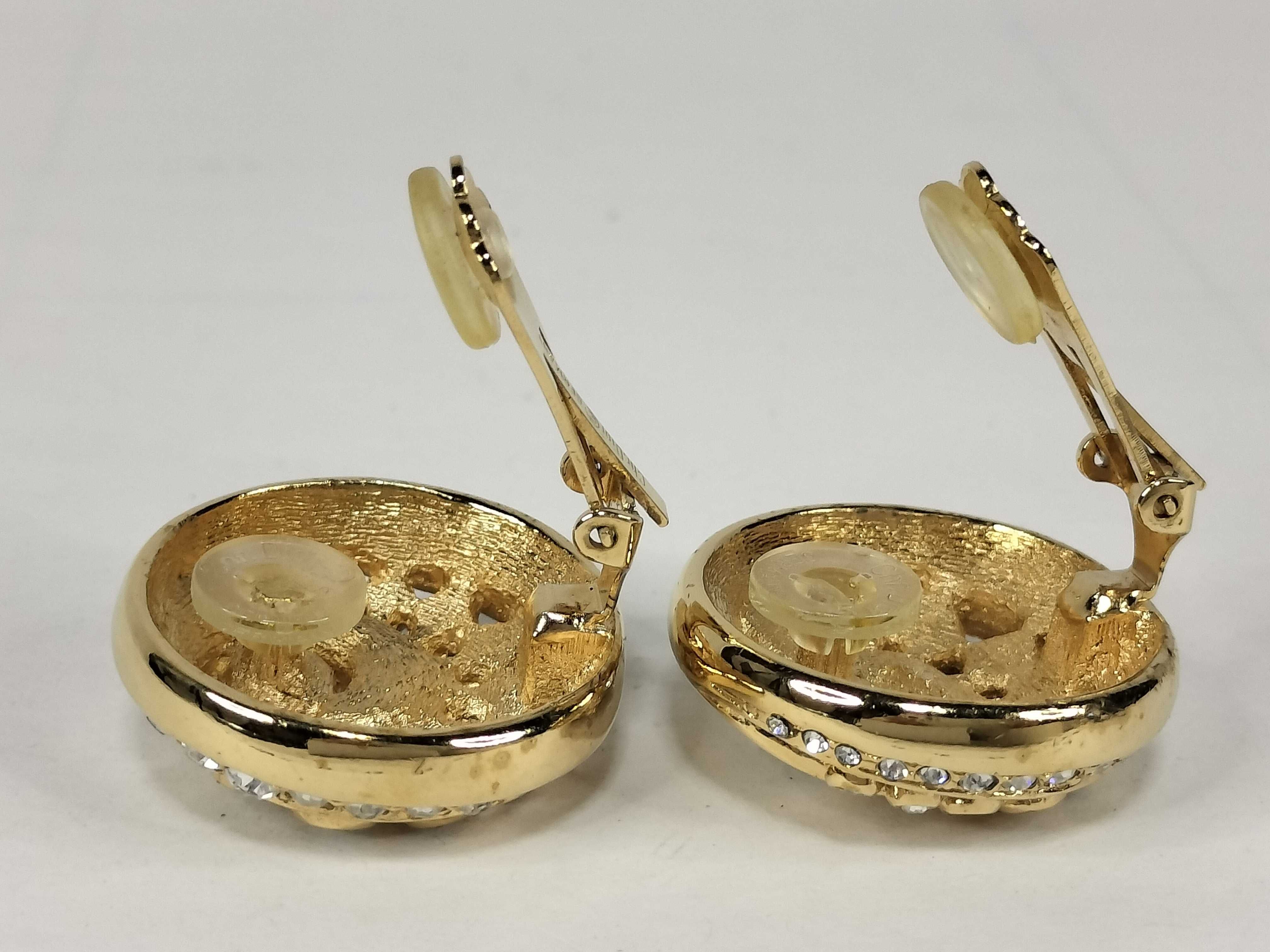 Rhinestone Earrings — view 4