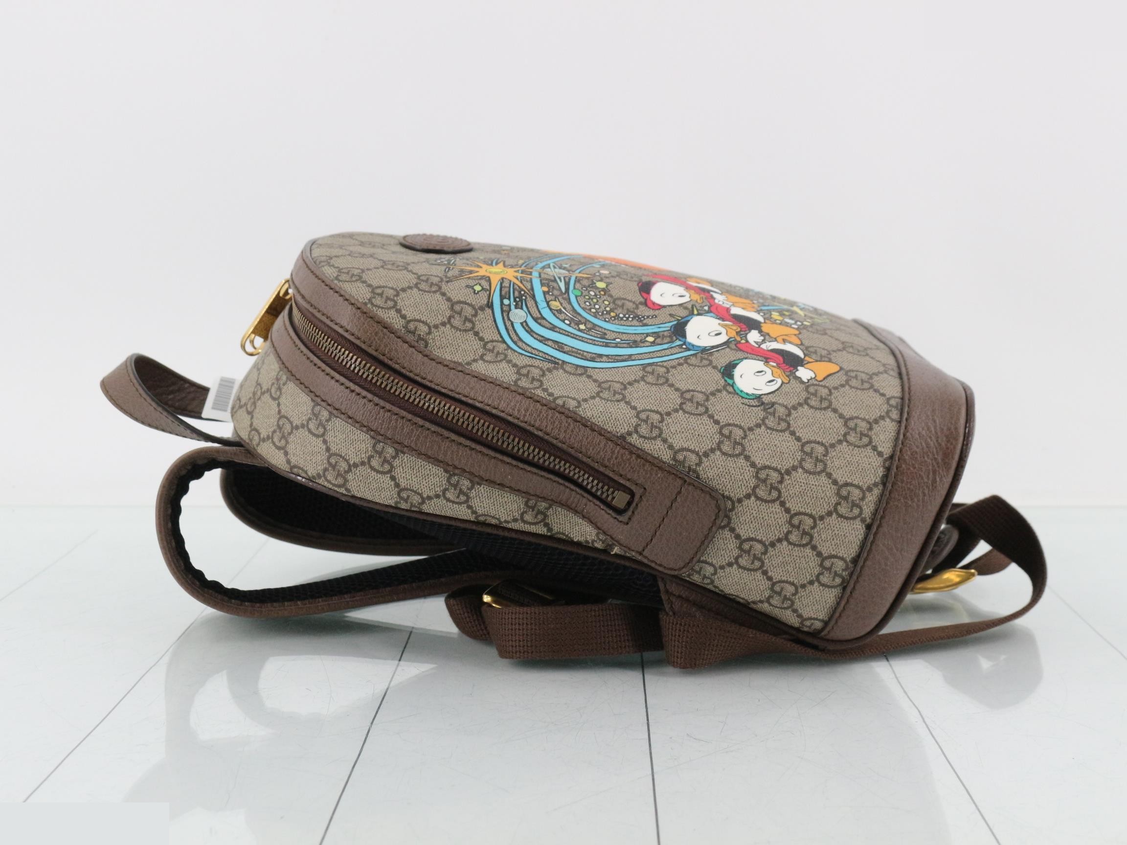 Disney collaboration GG Supreme leather backpack — view 4