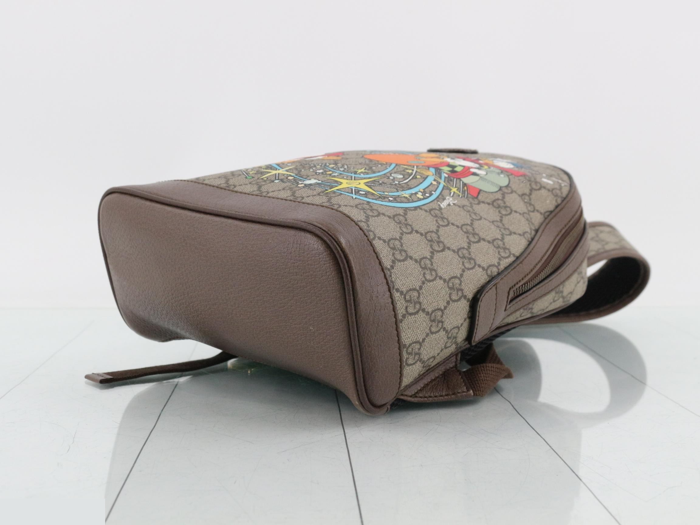 Disney collaboration GG Supreme leather backpack — view 6