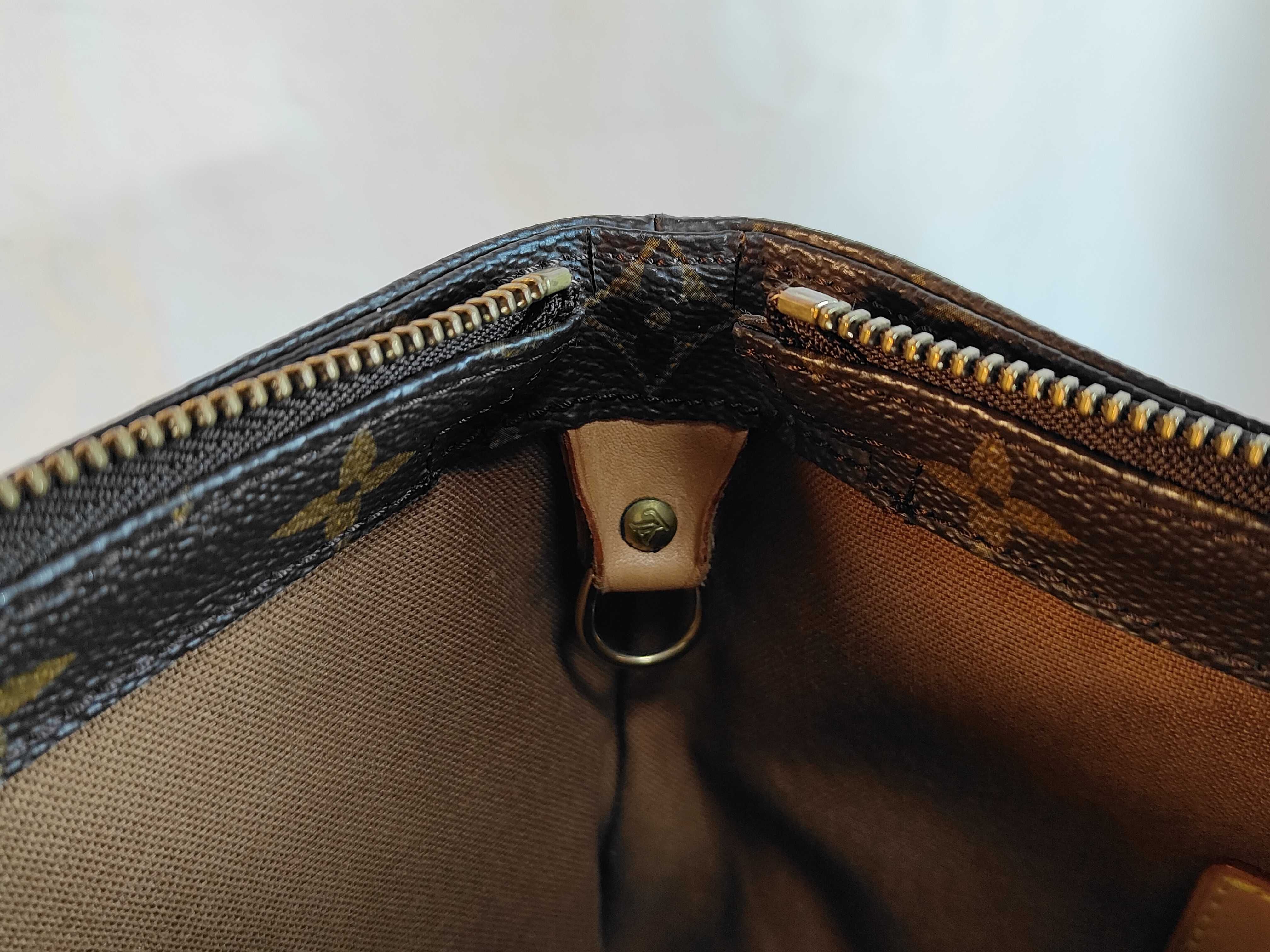 Monogram Vuitton Monogram Cabas Mezzo M51151 AR1929 Brown Tote Bag — view 9