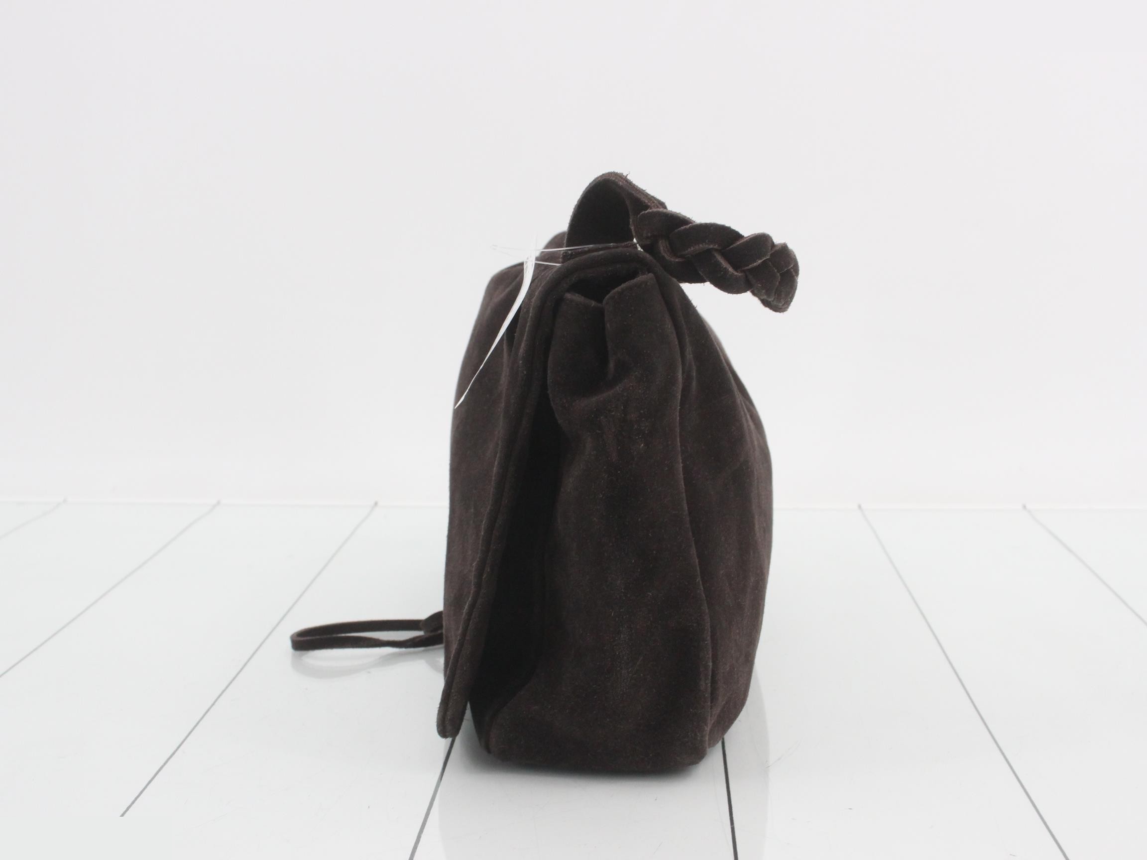 Archive Suede Ribbon Shoulder Bag — view 3