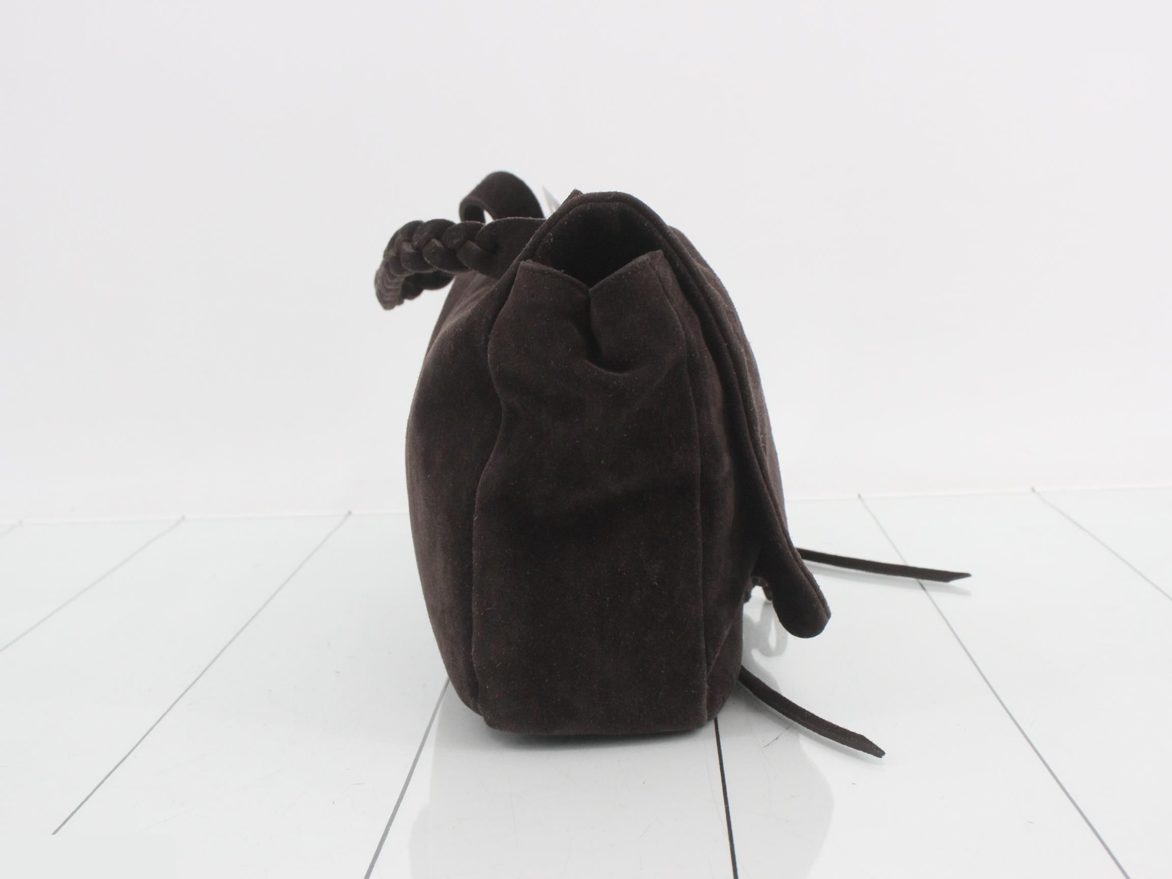 Archive Suede Ribbon Shoulder Bag — view 4