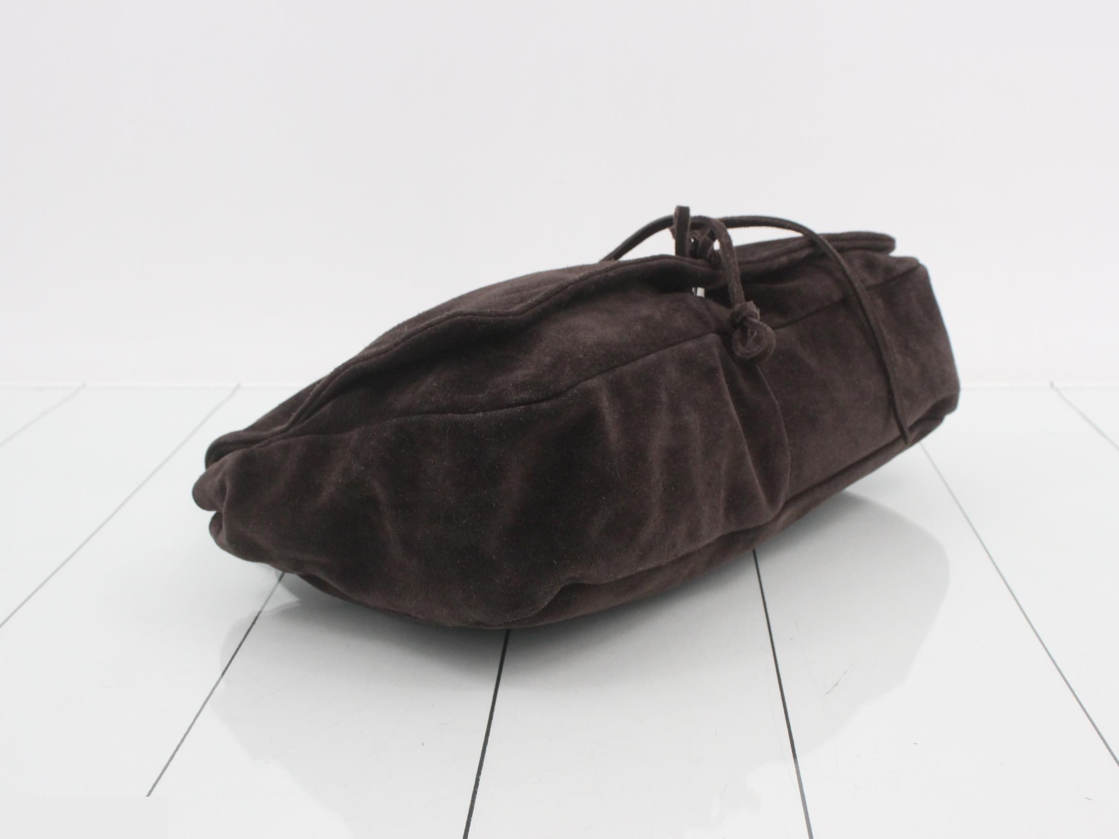 Archive Suede Ribbon Shoulder Bag — view 5