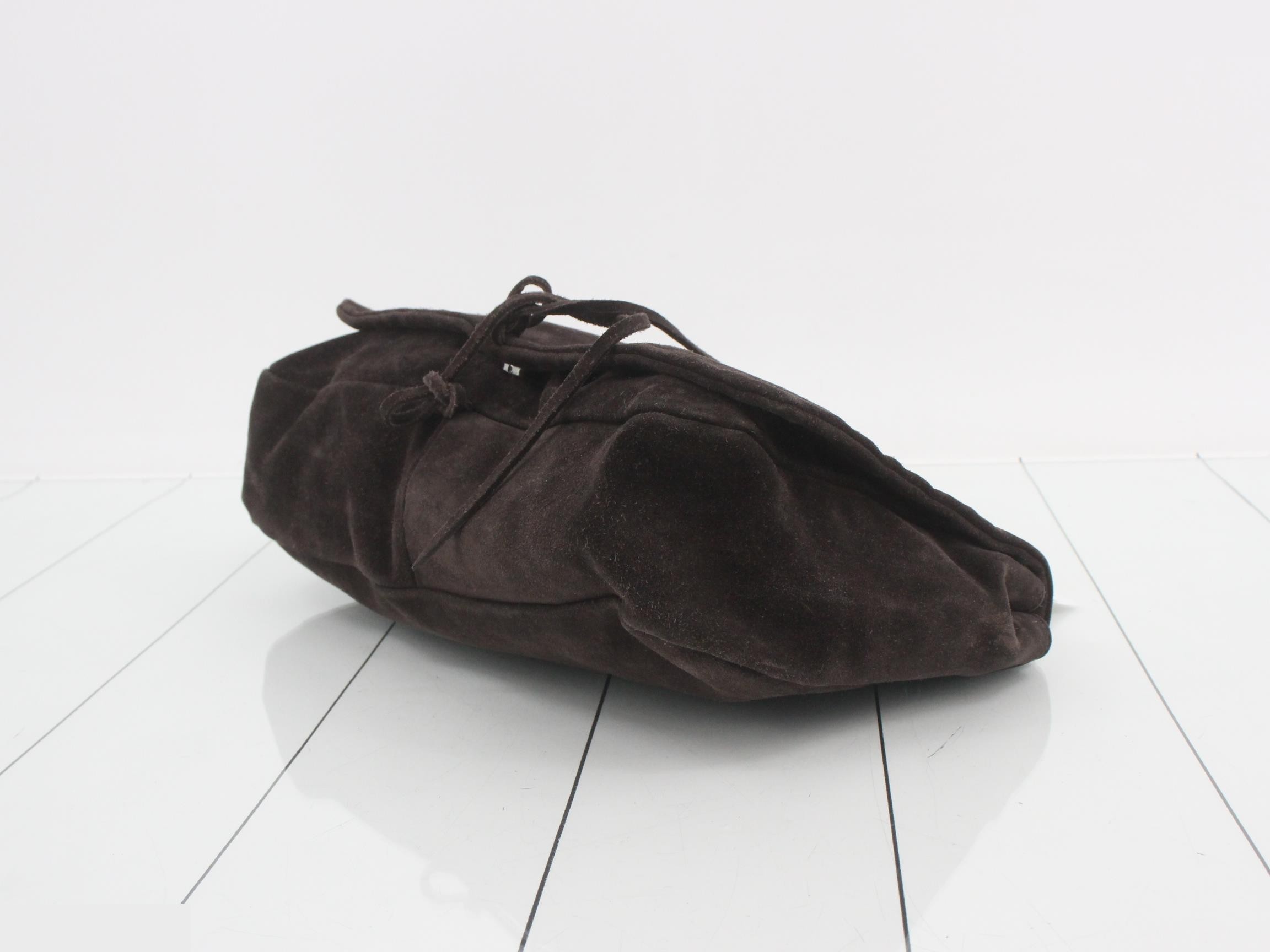 Archive Suede Ribbon Shoulder Bag — view 6