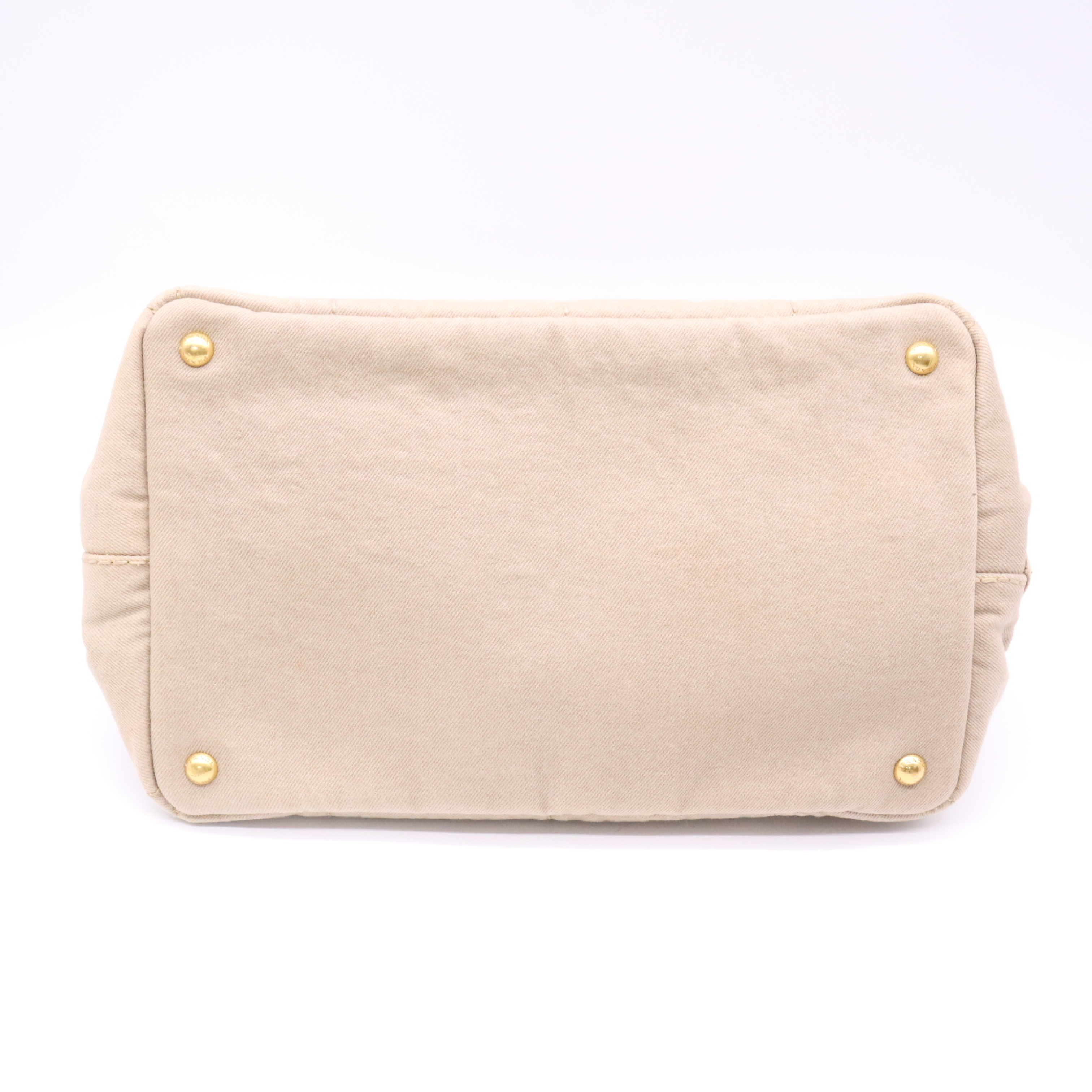 B1877B Canapa Canvas Beige Tote Bag with Dust Bag — view 5
