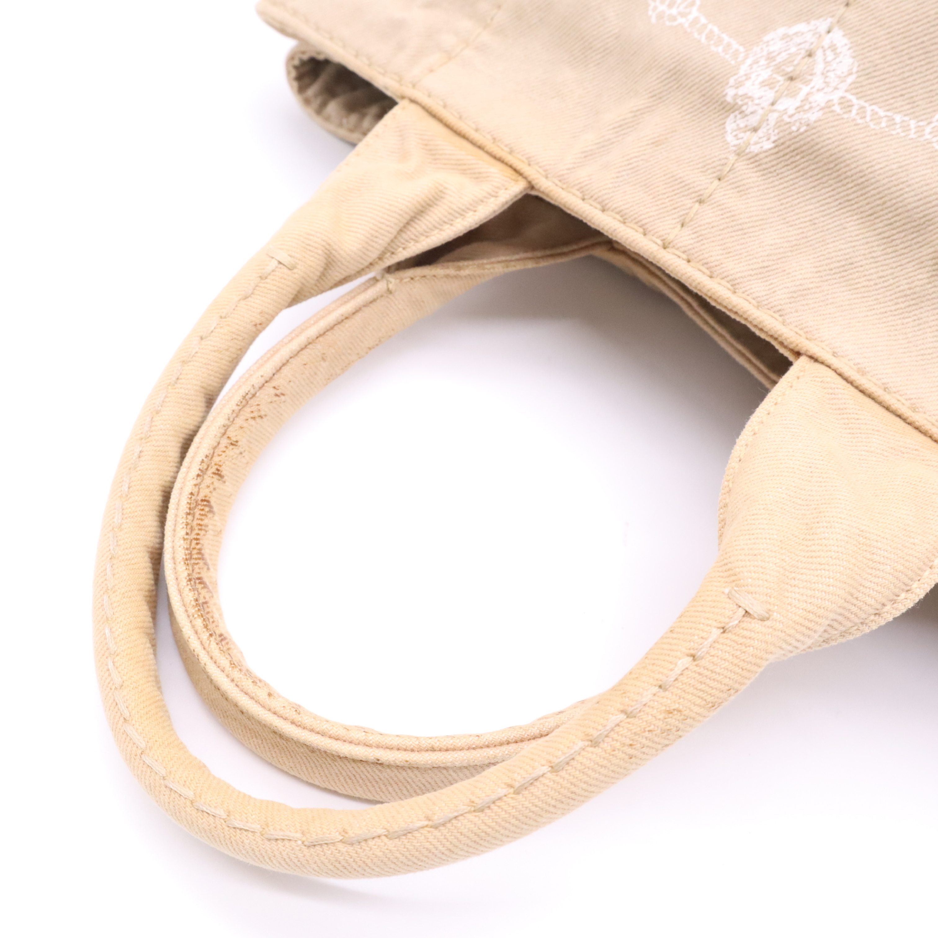 B1877B Canapa Canvas Beige Tote Bag with Dust Bag — view 7