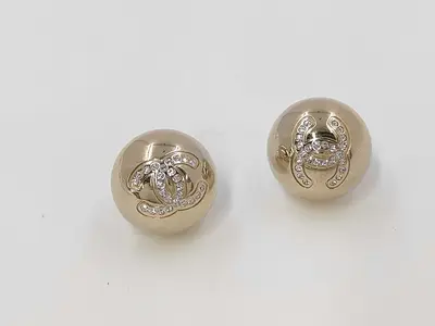 Coco Mark Stone Earrings ABG870 B26C Gold Earrings
