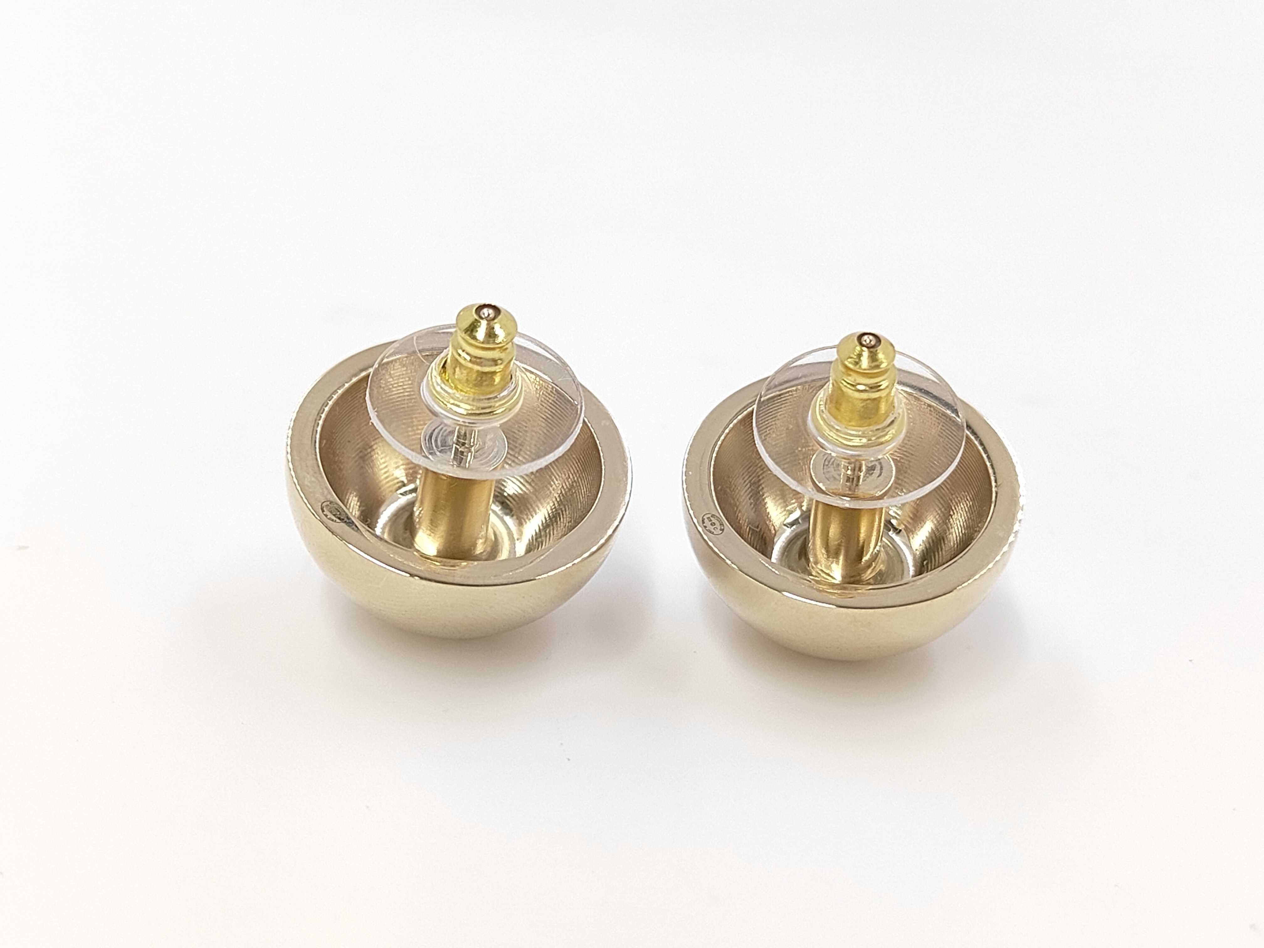 Coco Mark Stone Earrings ABG870 B26C Gold Earrings — view 3