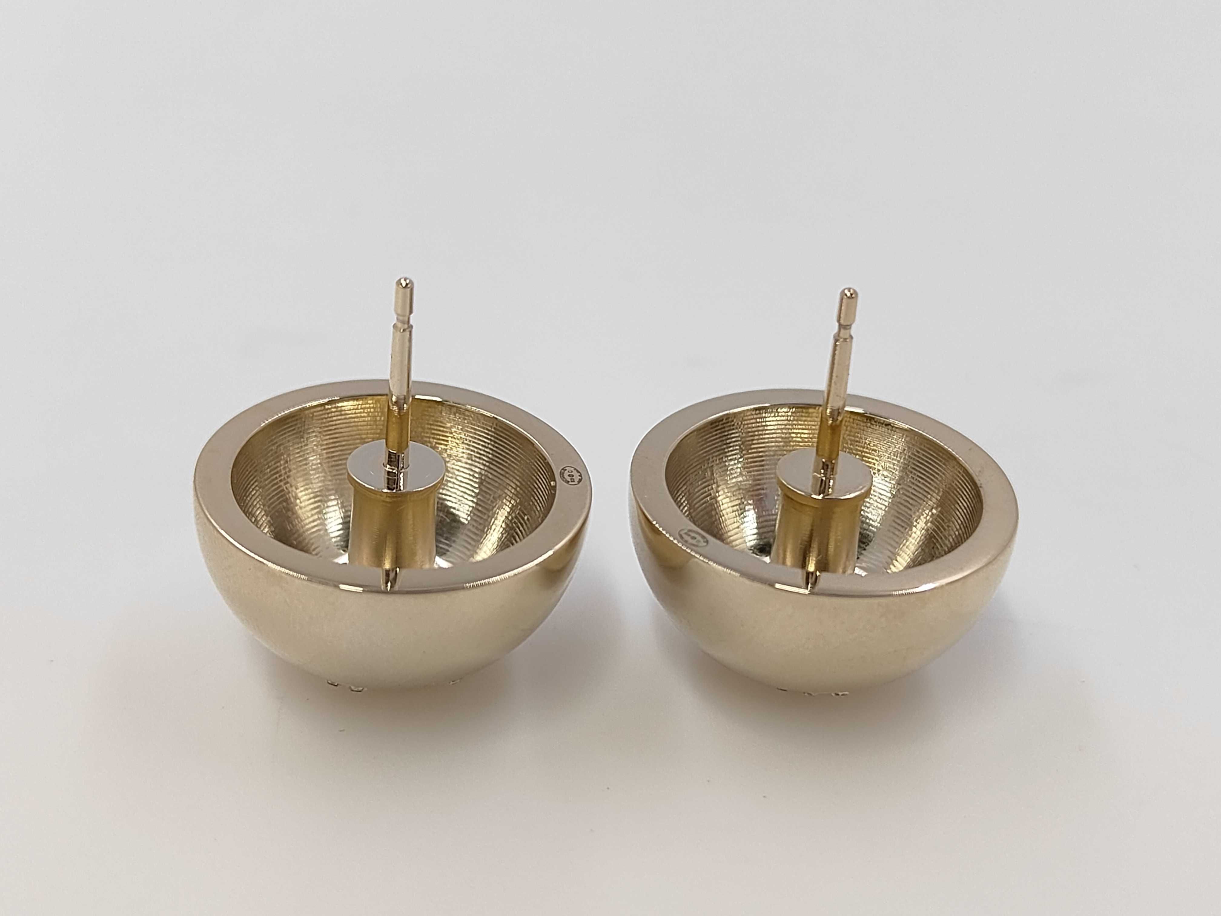 Coco Mark Stone Earrings ABG870 B26C Gold Earrings — view 5