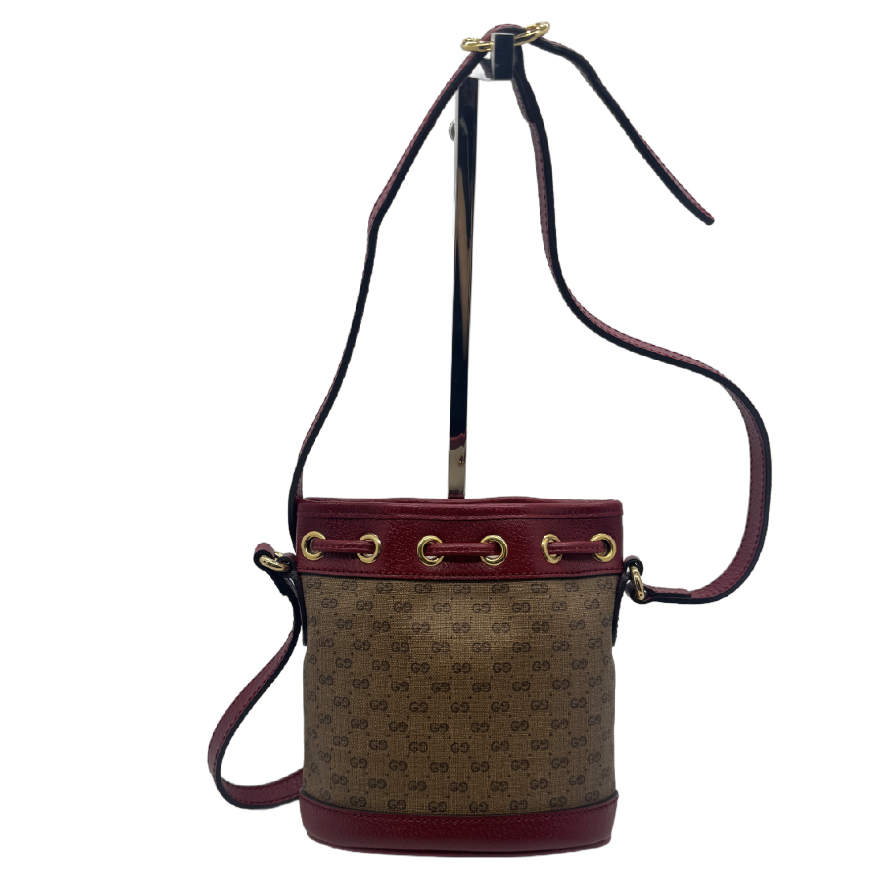 x Doraemon Collaboration GG Supreme Mini Bucket Drawstring Shoulder Bag — view 2