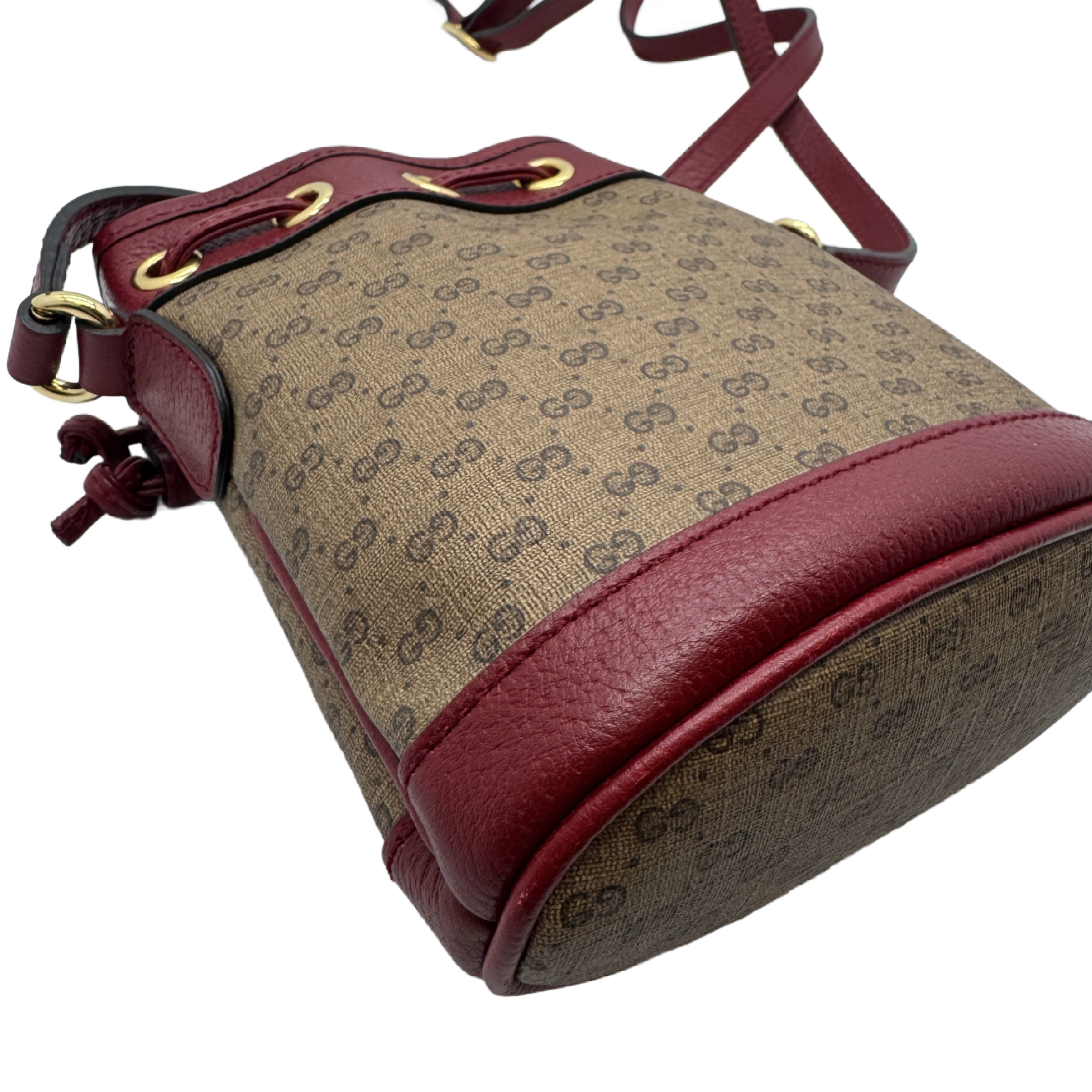 x Doraemon Collaboration GG Supreme Mini Bucket Drawstring Shoulder Bag — view 5