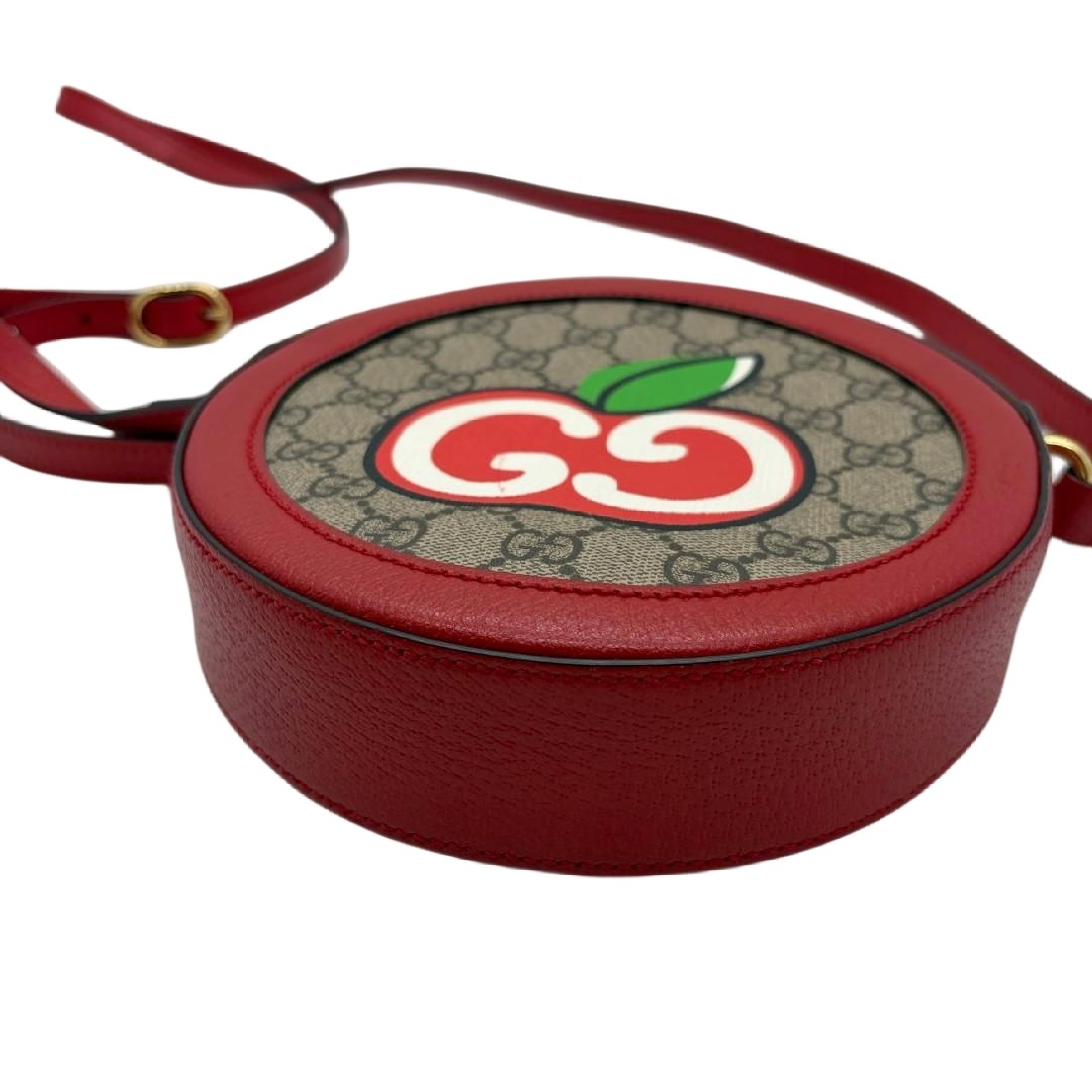 GG Supreme Apple Round Shoulder Bag — view 4
