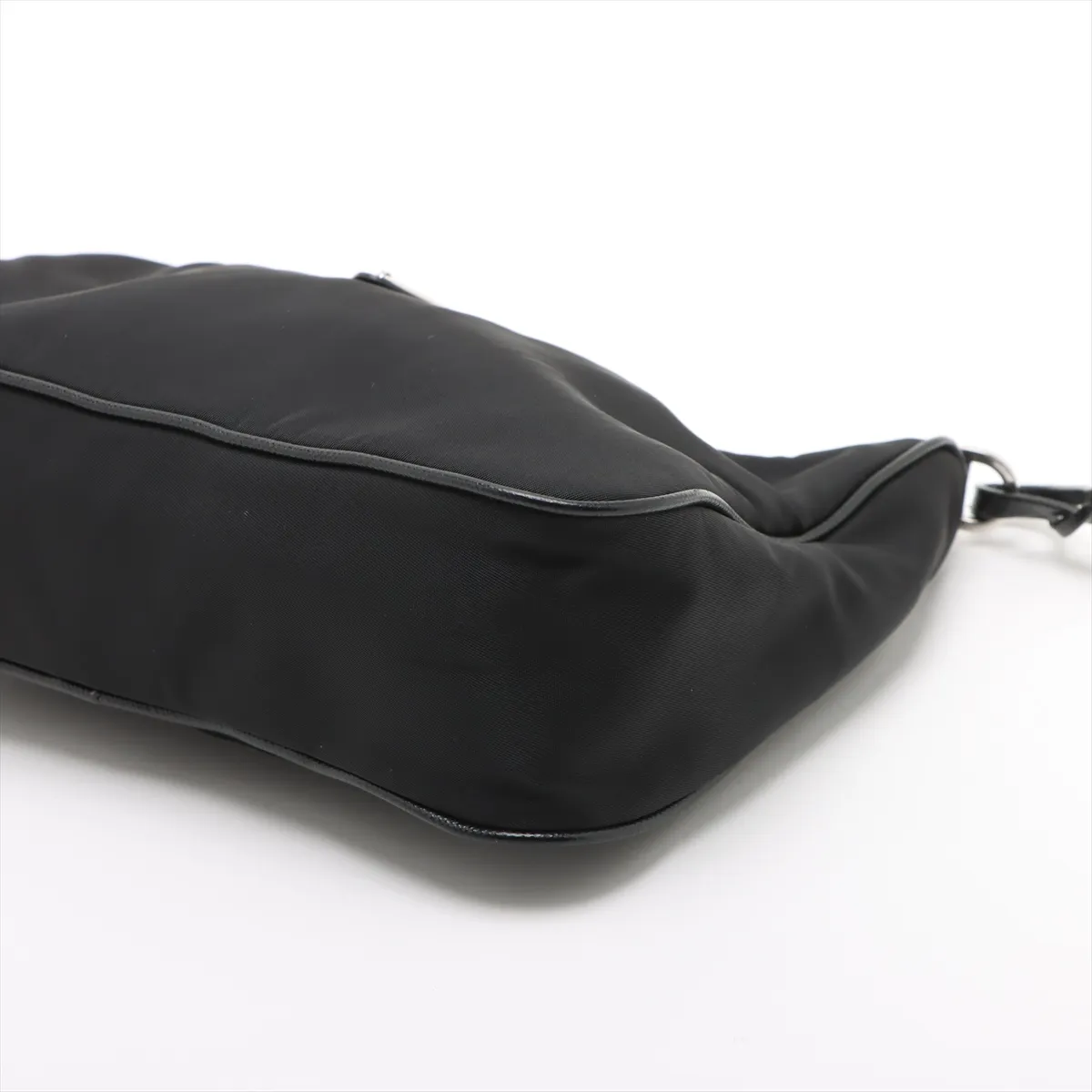 Tessuto Reedition Nylon x Leather 2WAY Shoulder Bag Black — view 3
