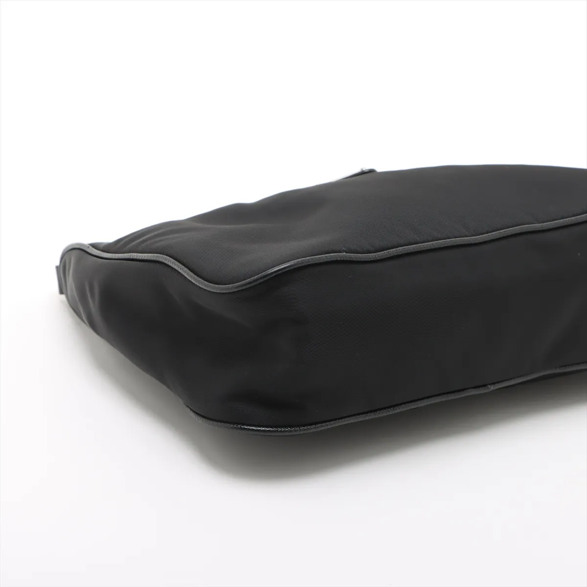 Tessuto Reedition Nylon x Leather 2WAY Shoulder Bag Black — view 4