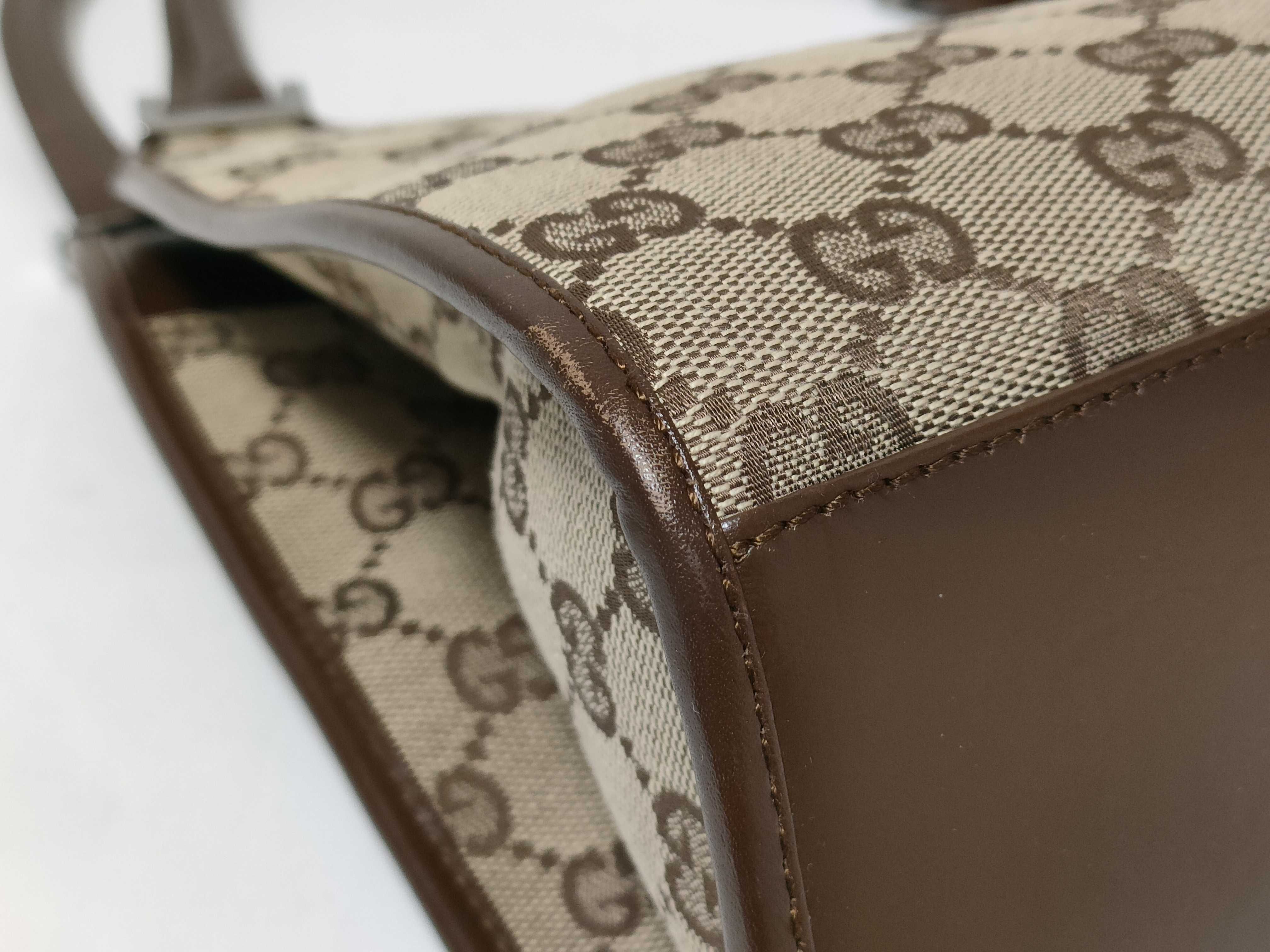 GG Canvas Jackie Canvas x Leather Handbag Brown 002 1067 Handbag — view 4
