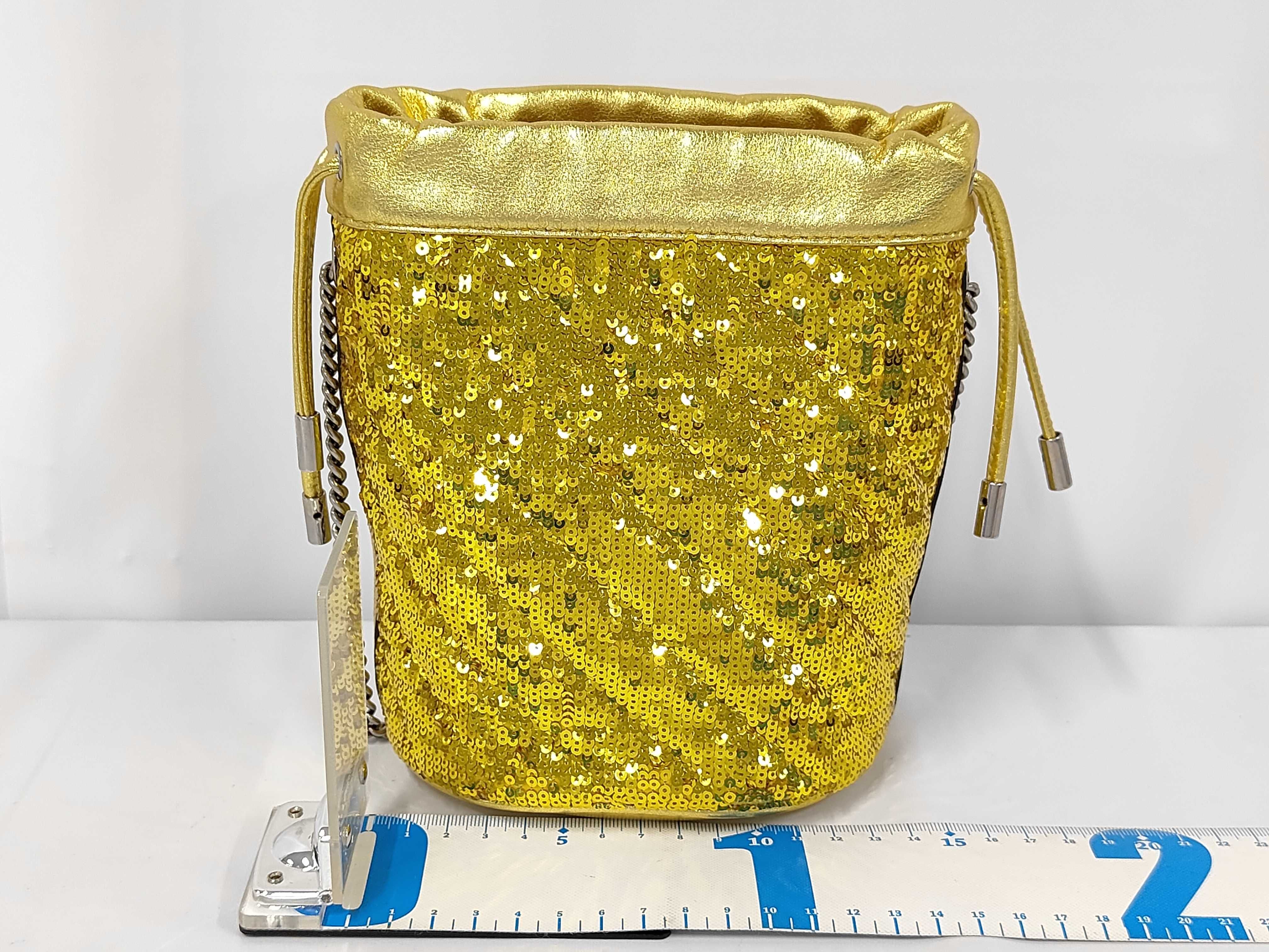 GG Marmont Mini Sequin Chain Shoulder Bag — view 2