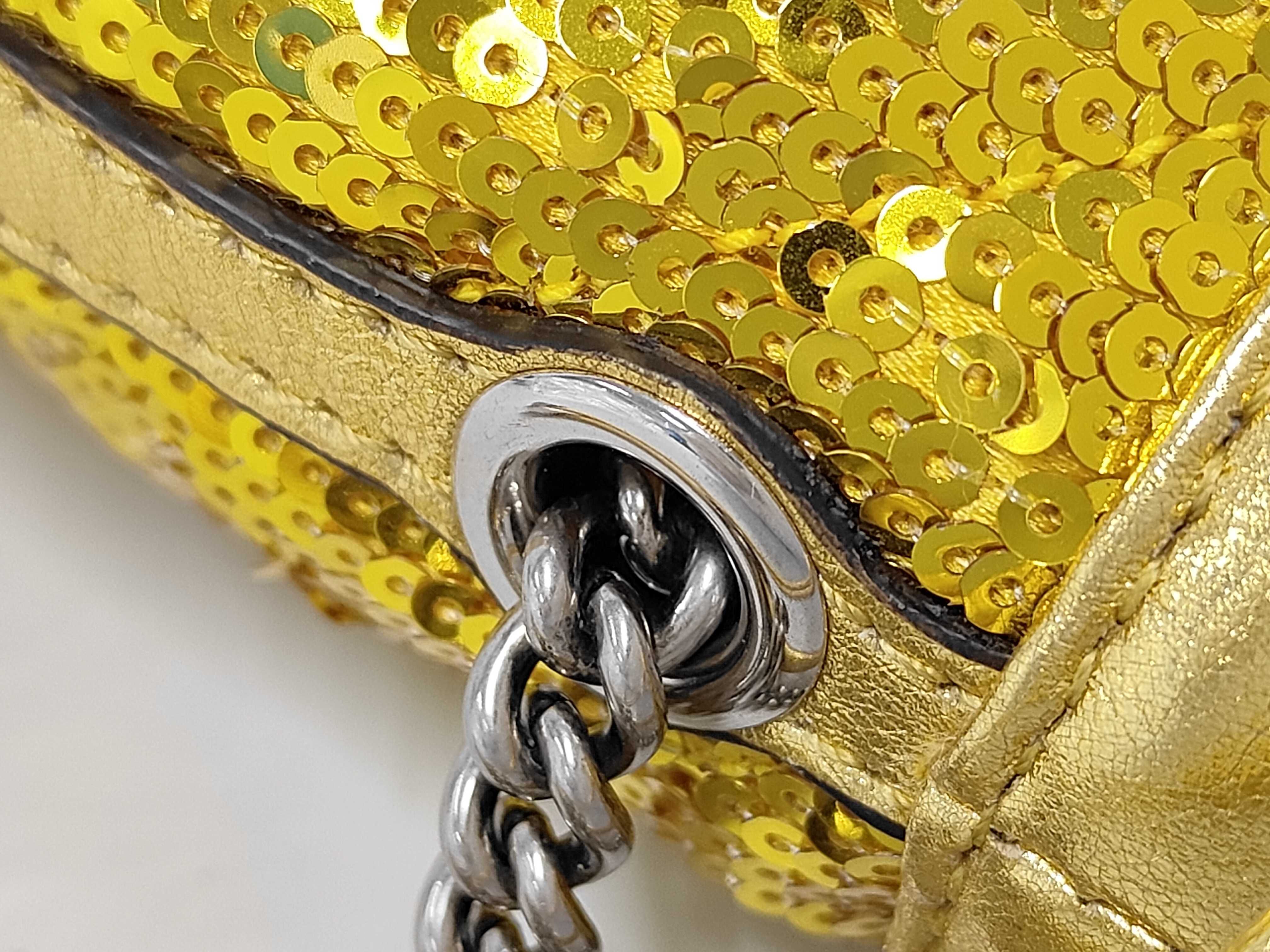 GG Marmont Mini Sequin Chain Shoulder Bag — view 5