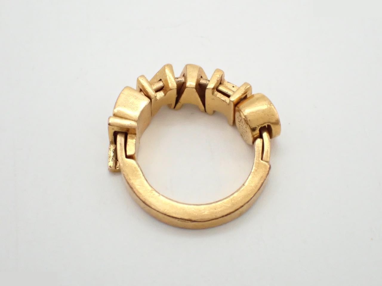 Logo ring, size #14 — view 3