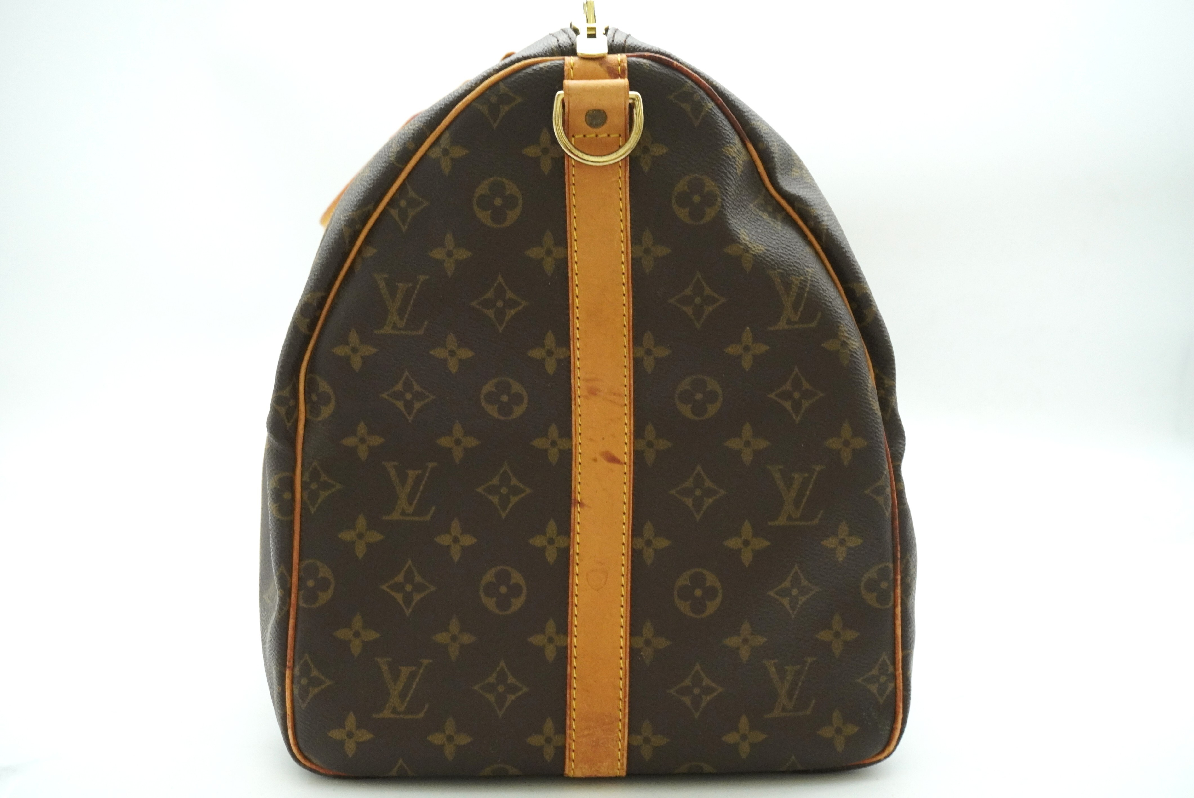 Monogram Keepall Bandoulière 55 M41414 Shoulder Strap Boston Bag — view 3