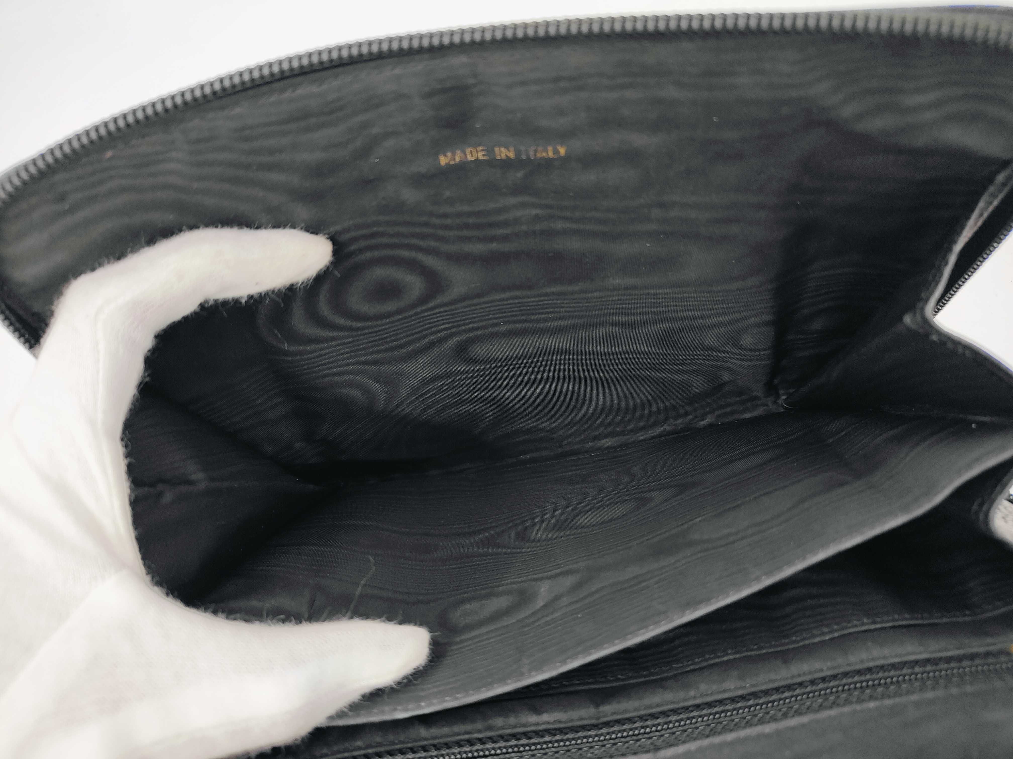 Coco Mark Caviar Clutch Bag — view 8