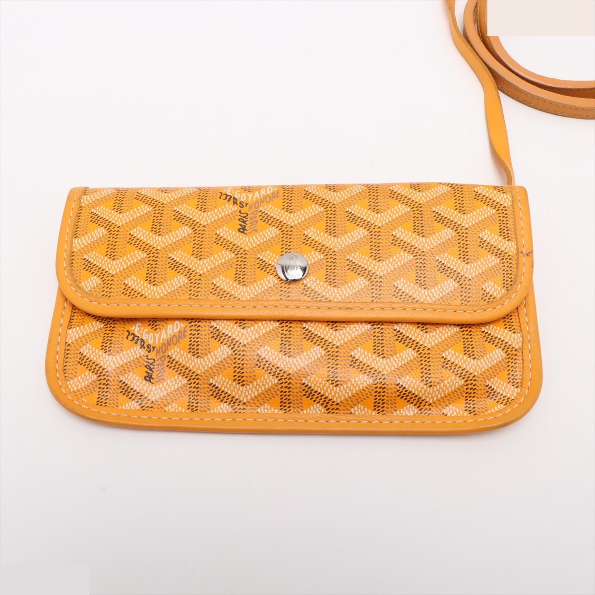 Saint Louis PM PVC x Leather Tote Bag, Yellow — view 12