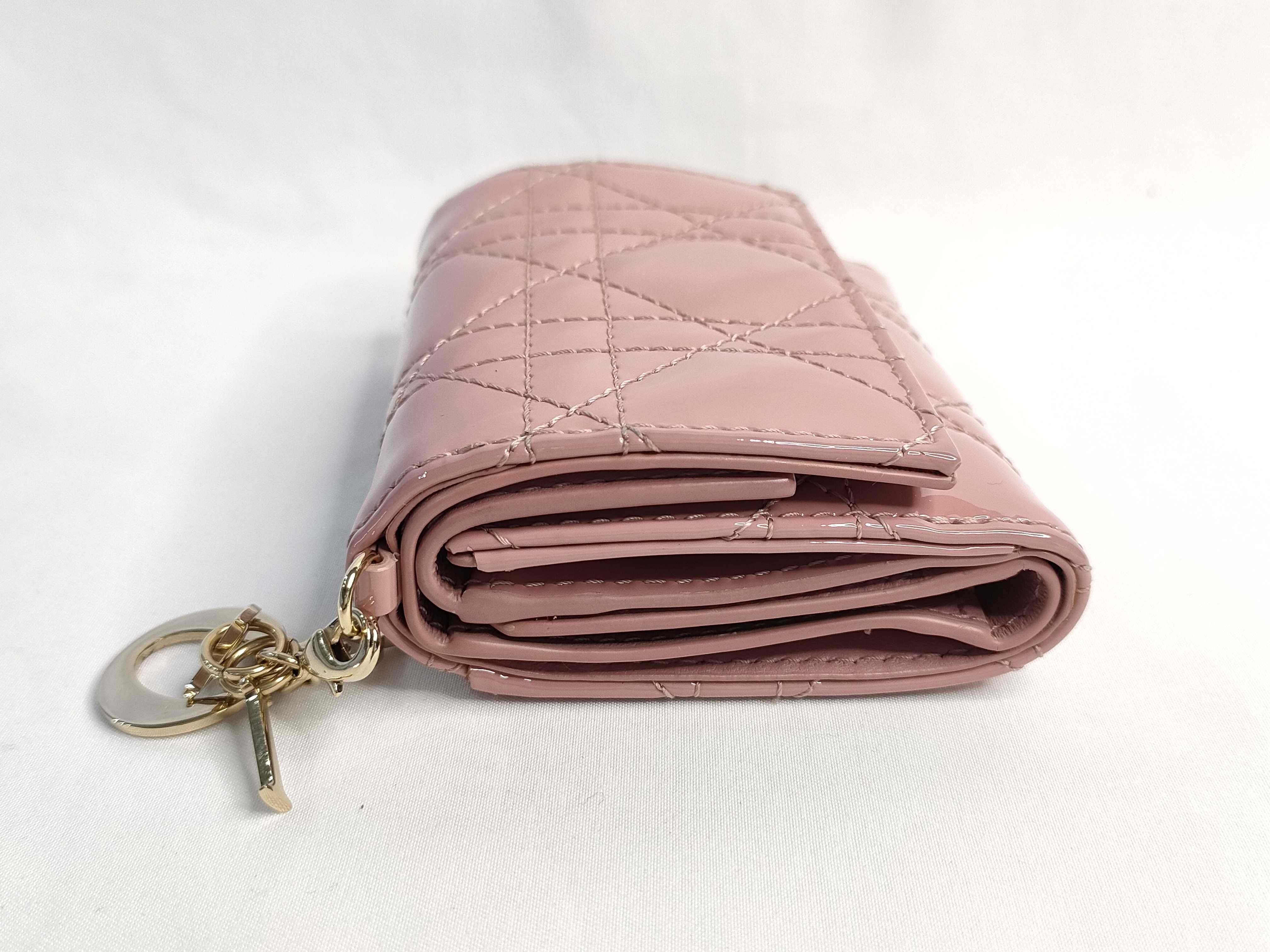 Lady Dior Cannage Lotus Wallet — view 5
