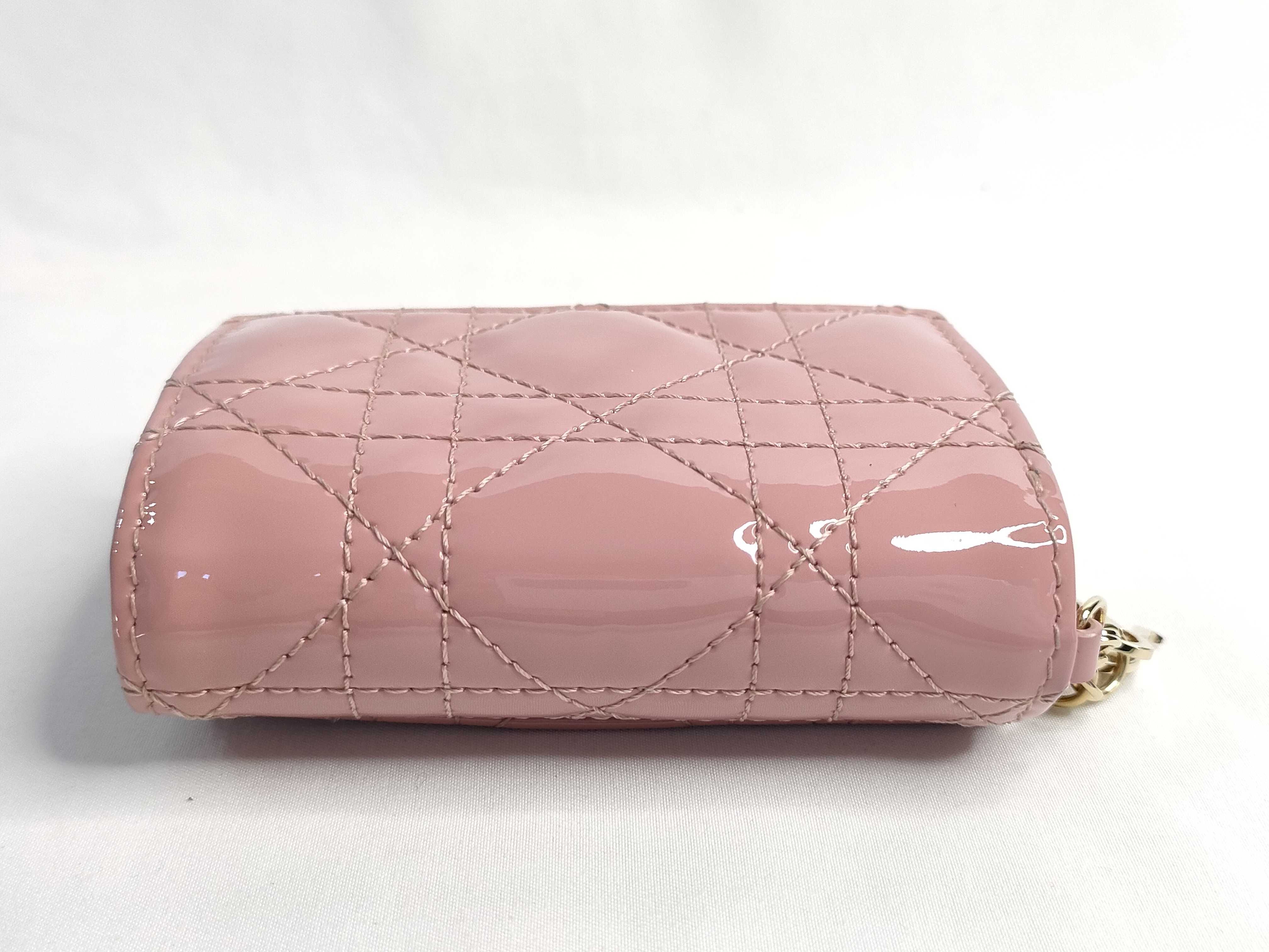 Lady Dior Cannage Lotus Wallet — view 6