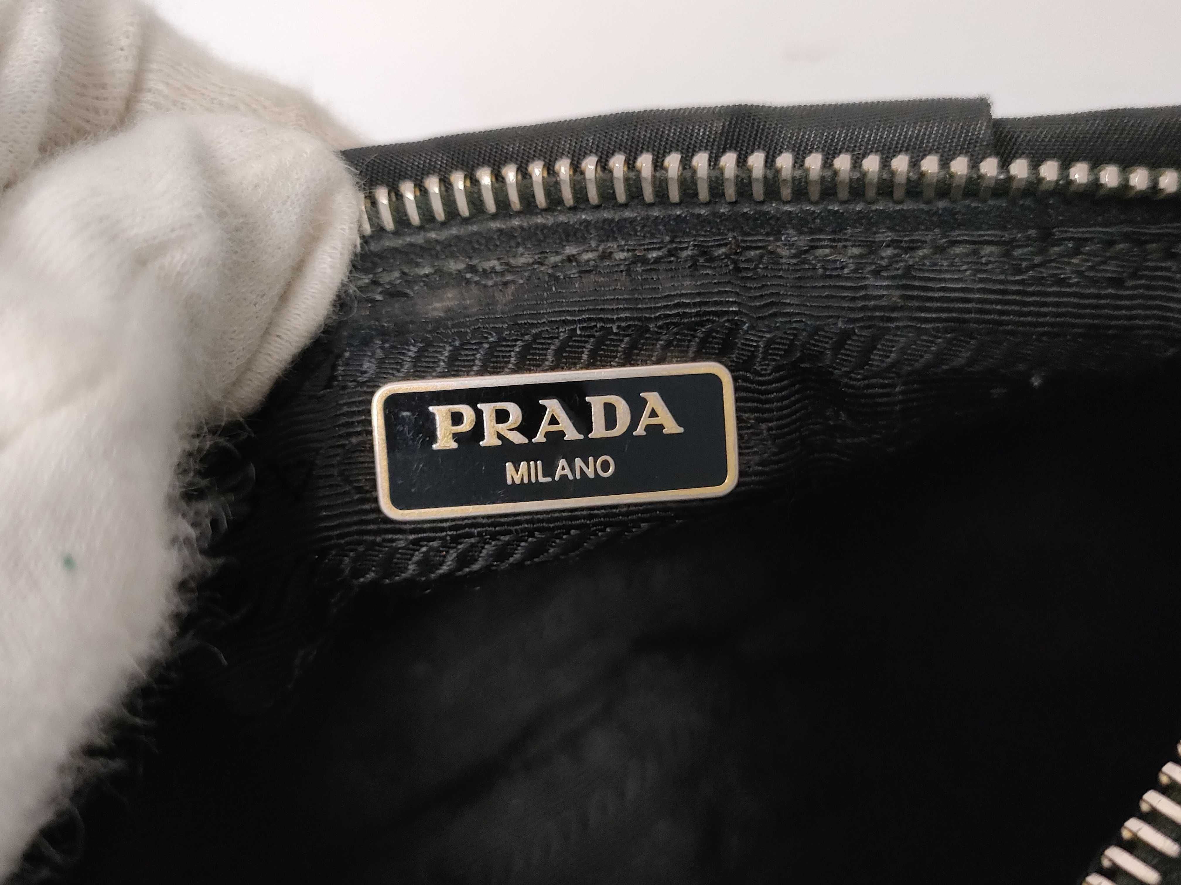 Mini Clutch Bag with Ribbon Motif, Black Clutch Bag — view 11