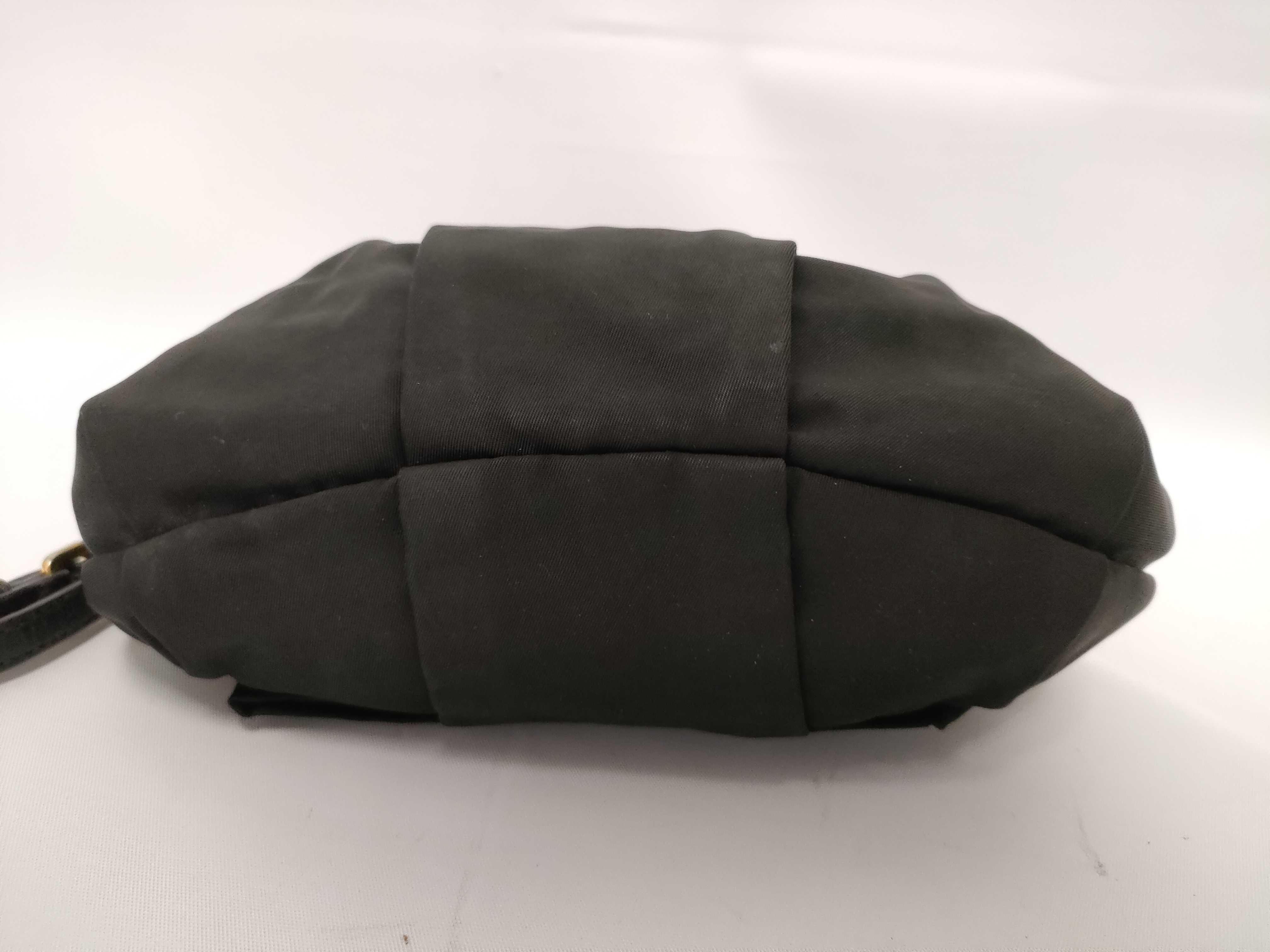 Mini Clutch Bag with Ribbon Motif, Black Clutch Bag — view 3