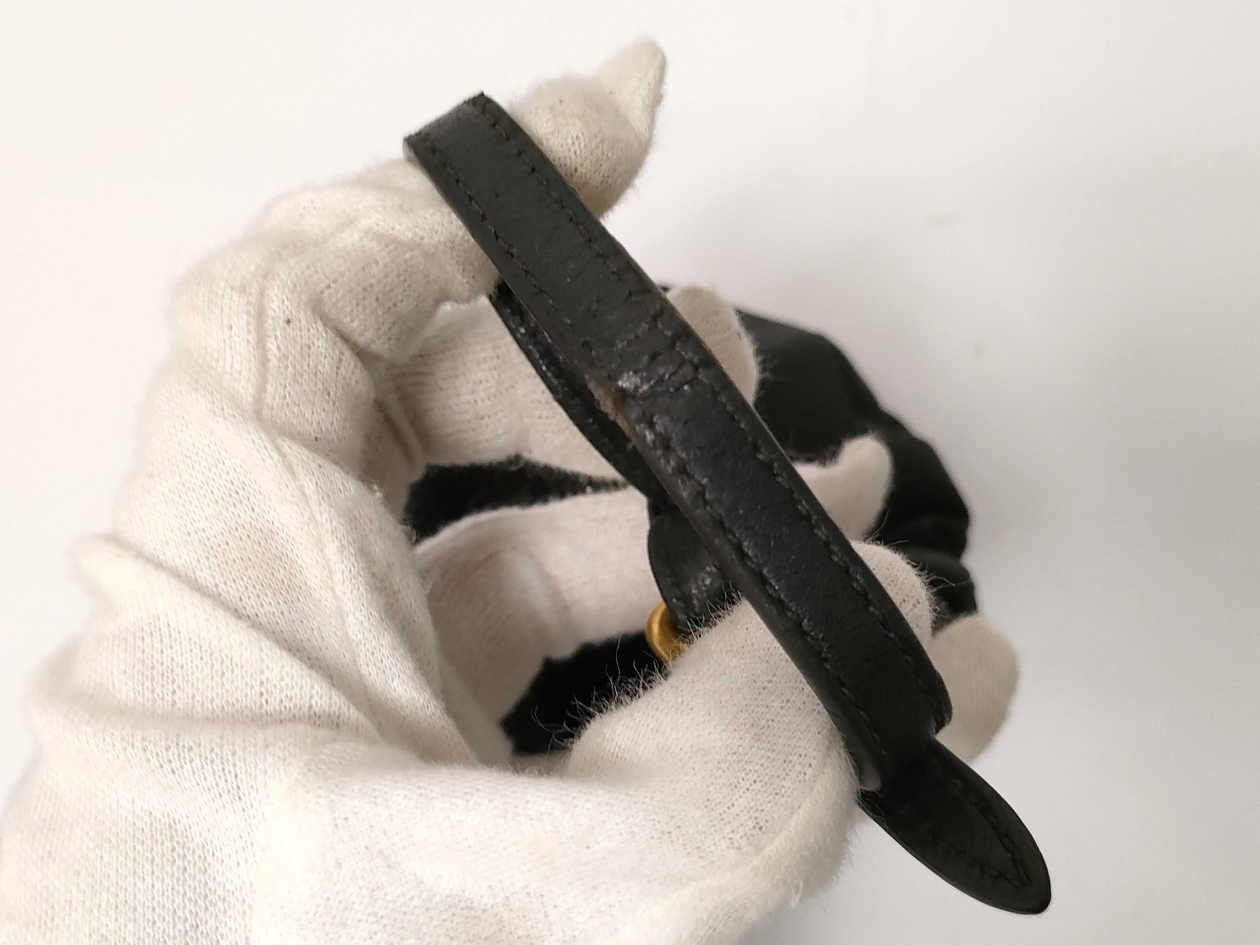 Mini Clutch Bag with Ribbon Motif, Black Clutch Bag — view 9