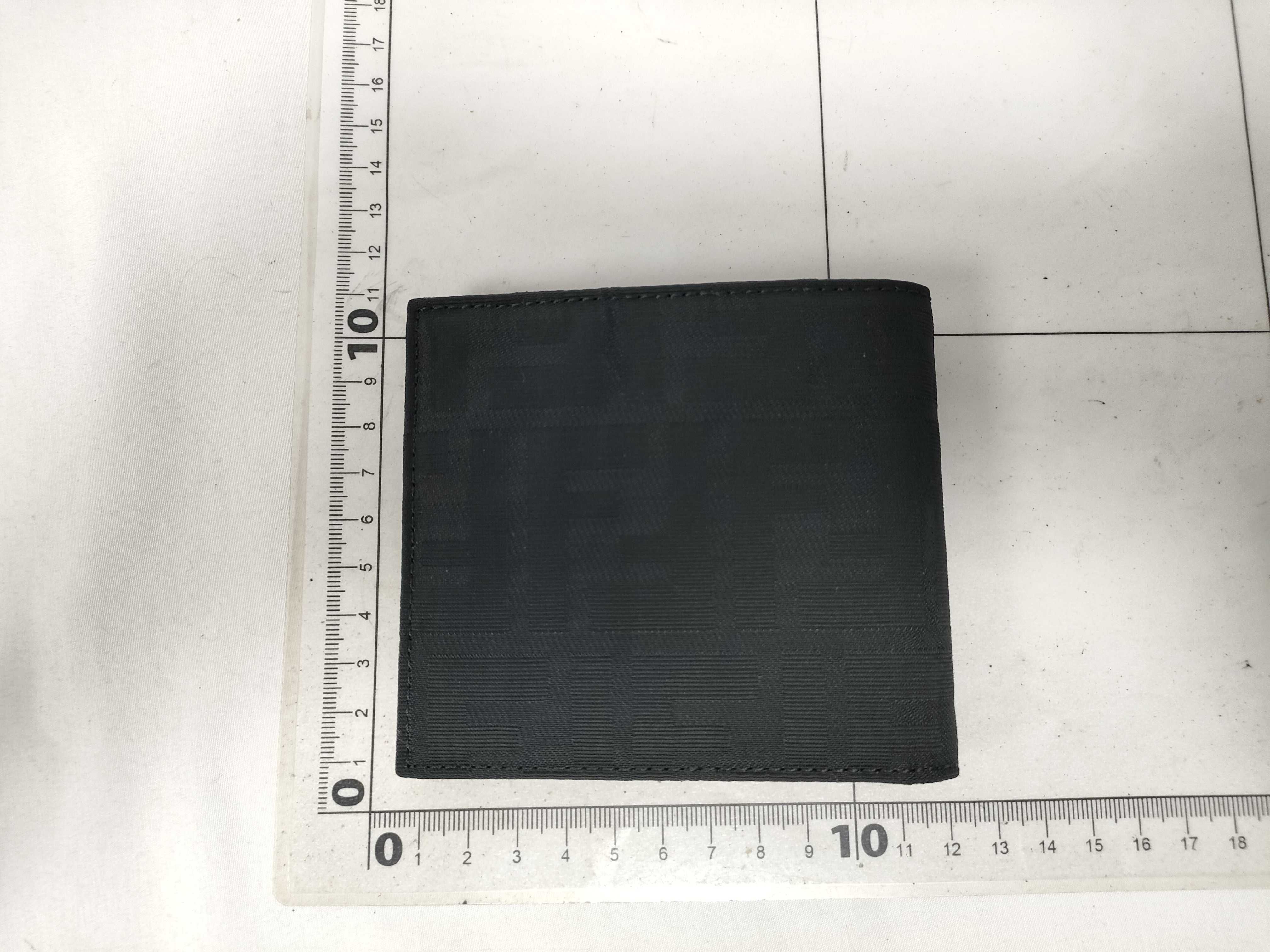 Zucca pattern black bi-fold wallet — view 2
