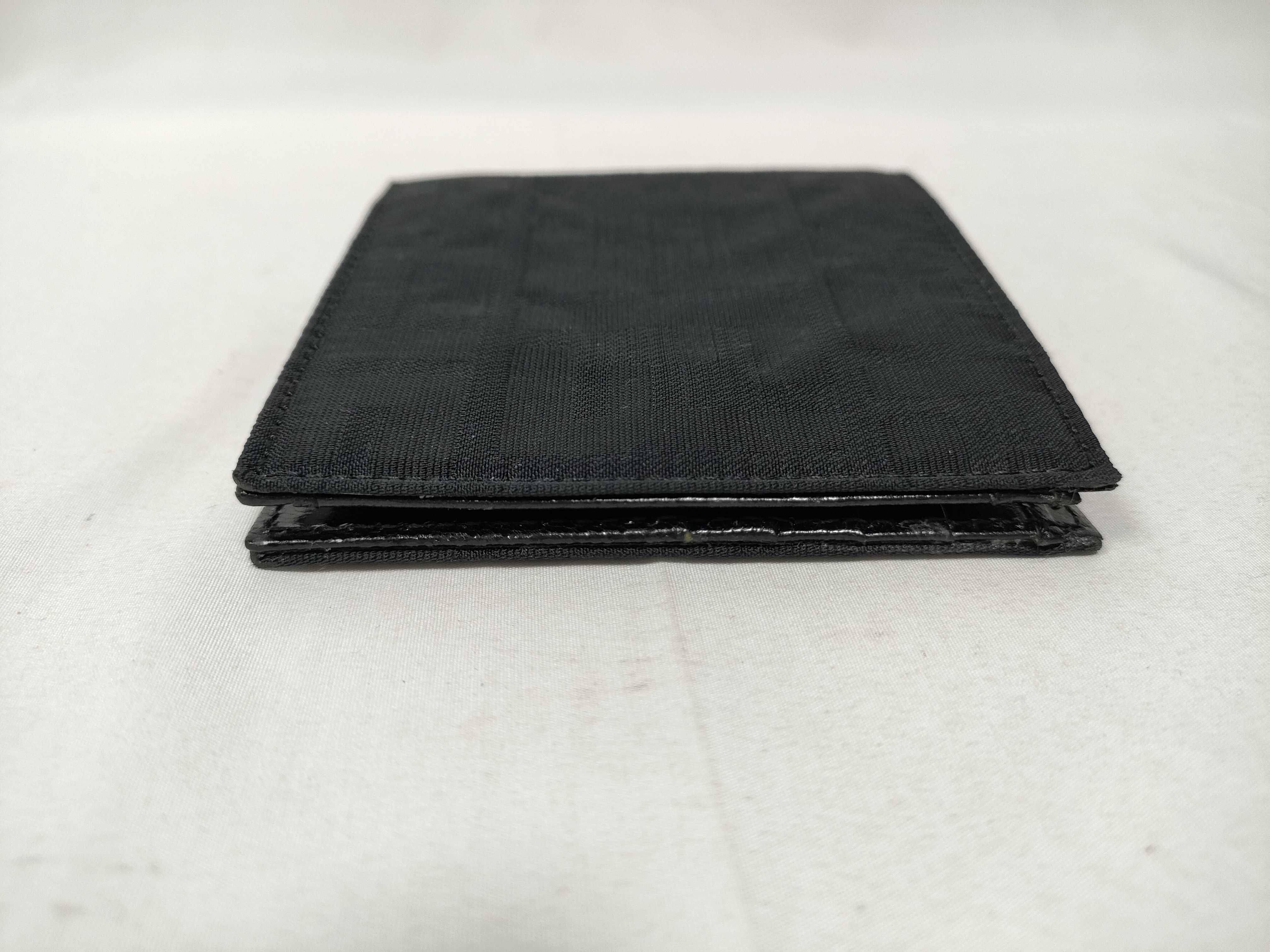 Zucca pattern black bi-fold wallet — view 4